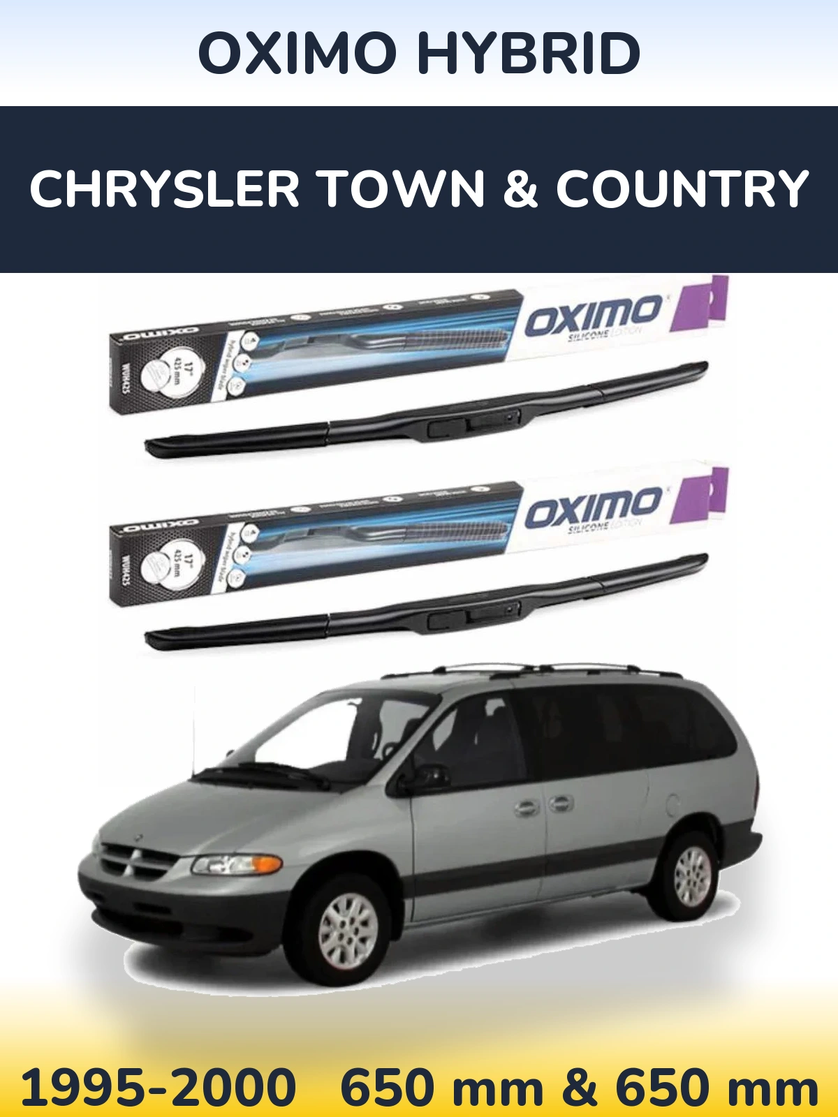 Ștergătoare Oximo Hybrid pentru Chrysler Town & Country
