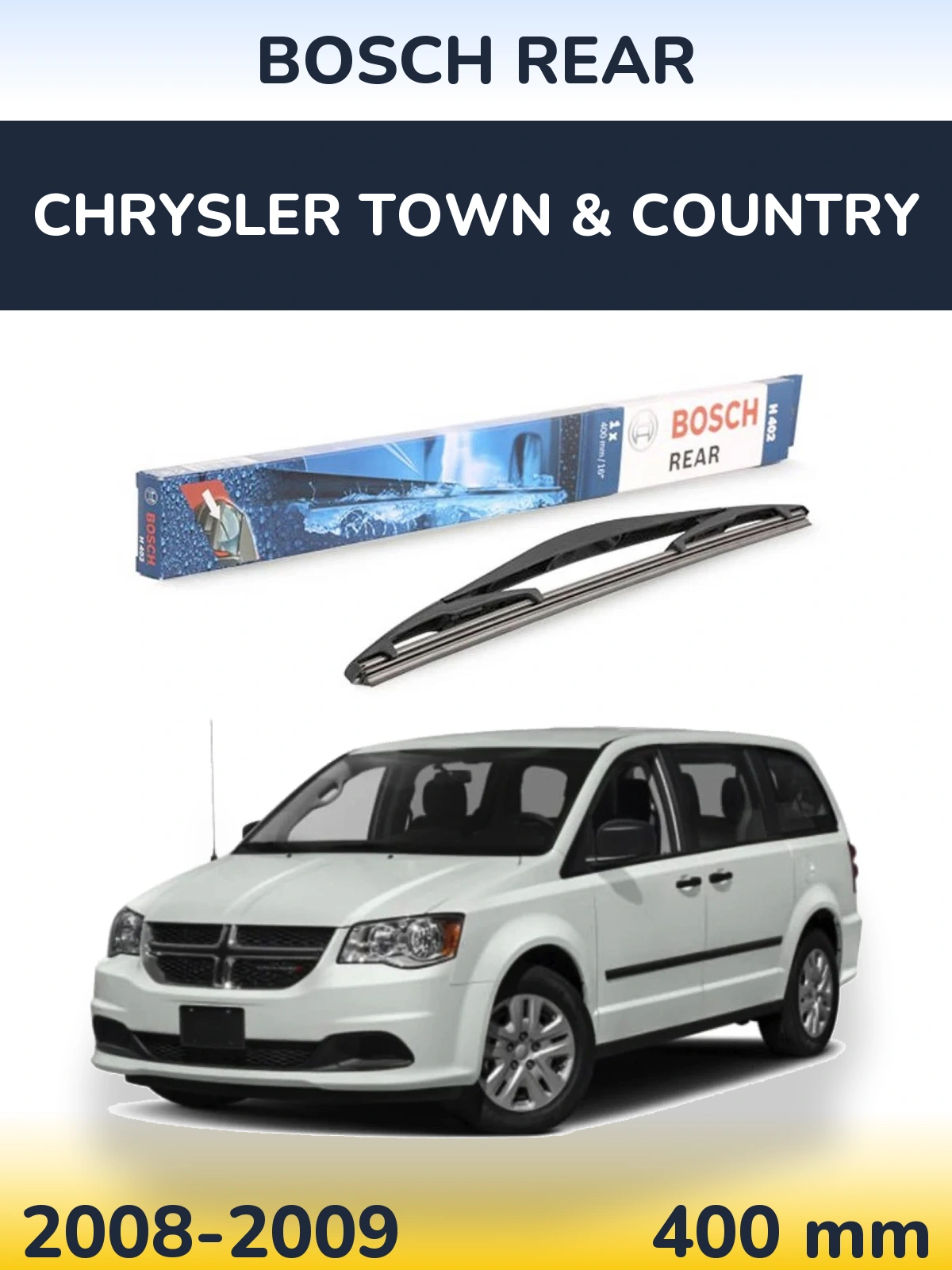 Ștergătoare BOSCH Rear pentru Chrysler Town & Country