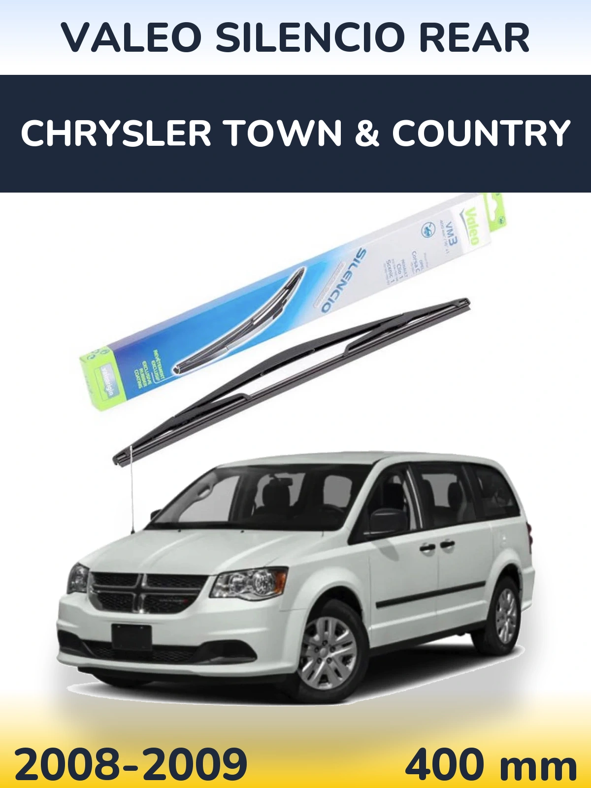 Ștergătoare Valeo Silencio Rear pentru Chrysler Town & Country