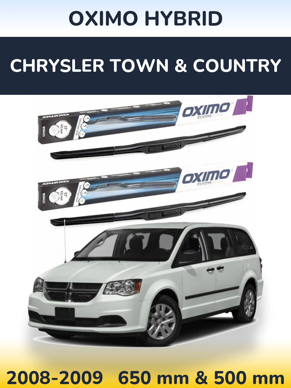 Ștergătoare Oximo Hybrid pentru Chrysler Town & Country