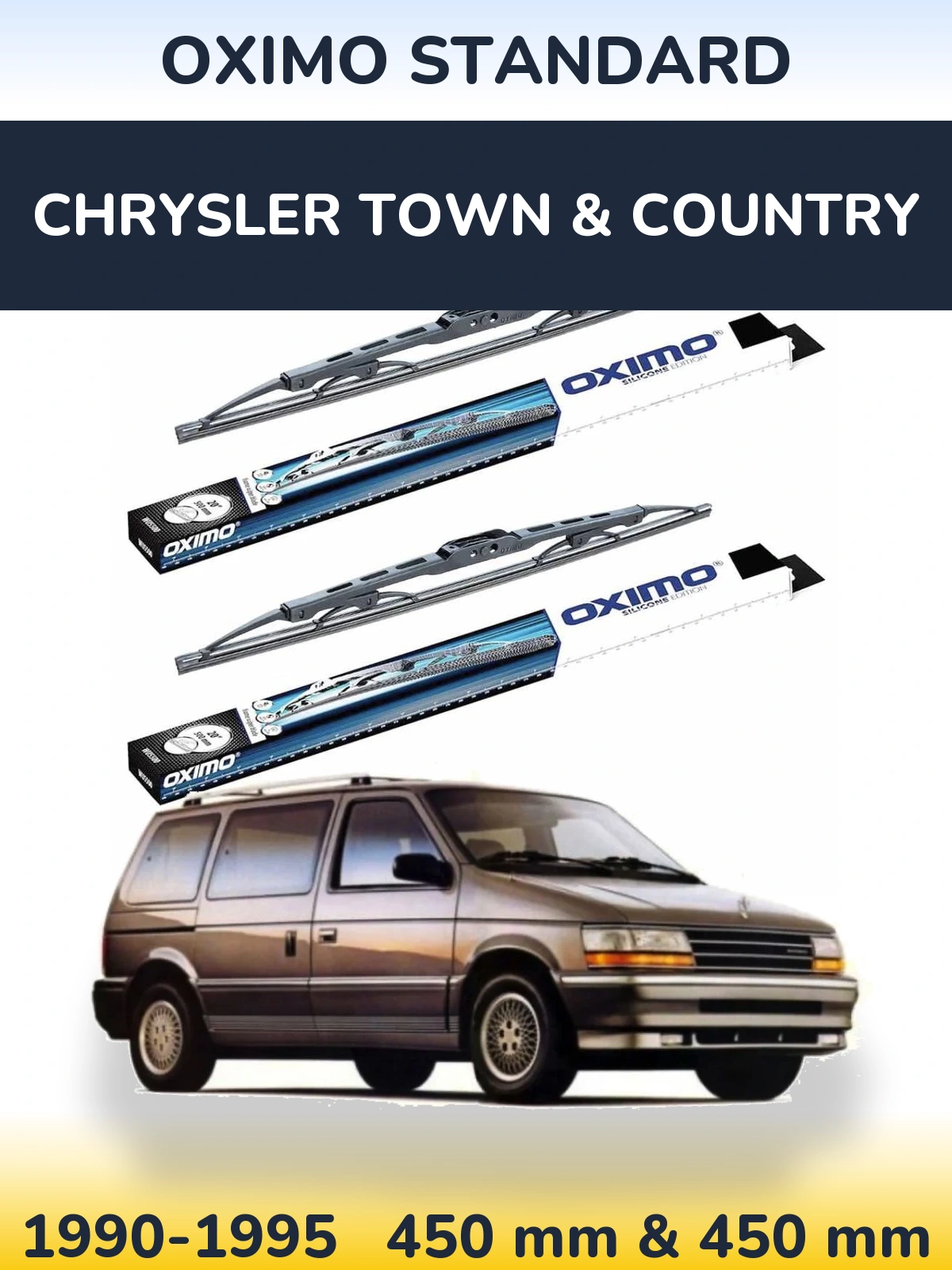 Ștergătoare Oximo Standard pentru Chrysler Town & Country
