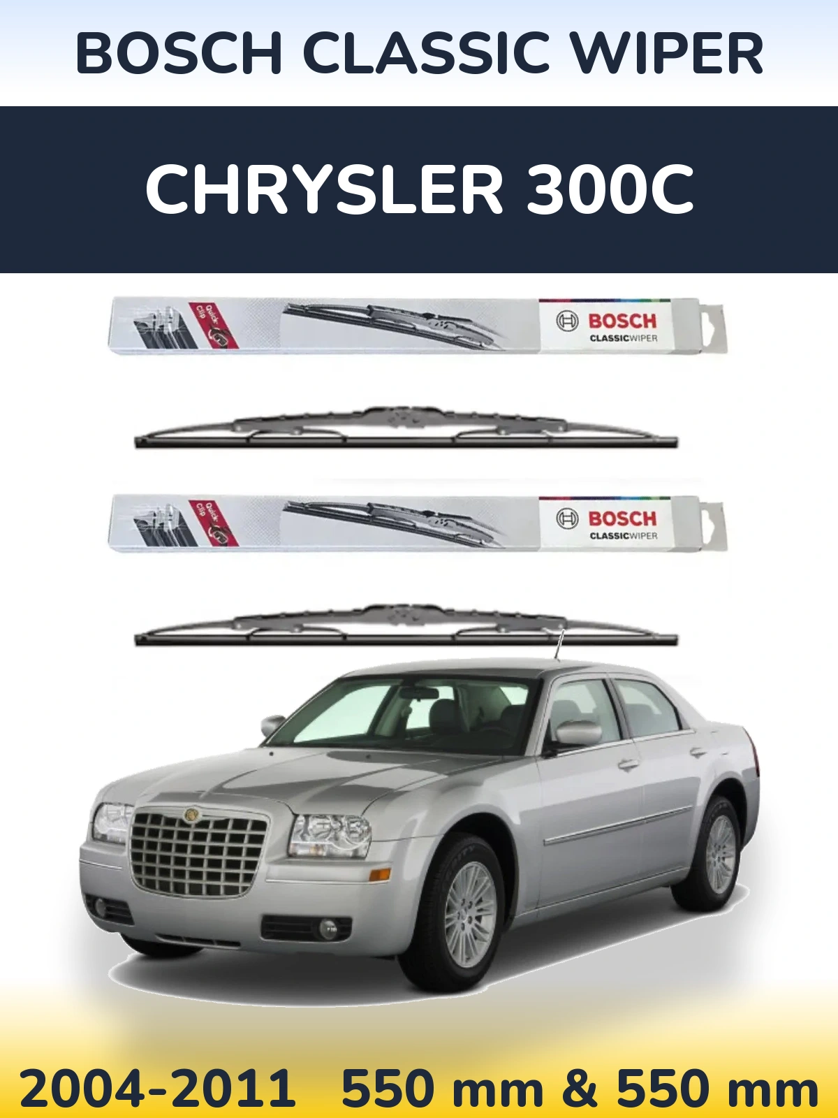 Ștergătoare BOSCH Classic Wiper pentru Chrysler 300C