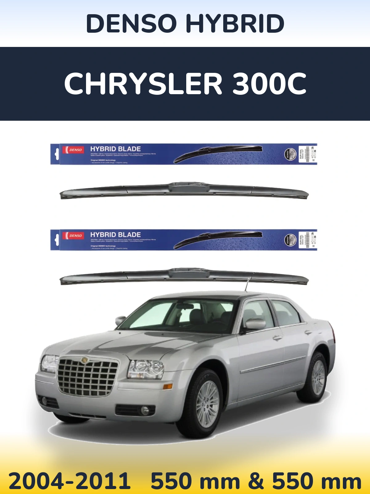 Ștergătoare Denso Hybrid pentru Chrysler 300C