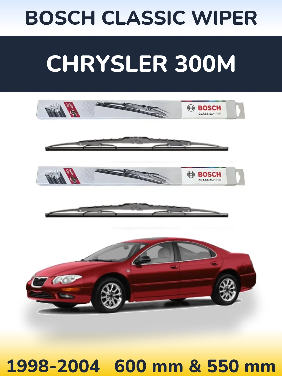 Ștergătoare BOSCH Classic Wiper pentru Chrysler 300M