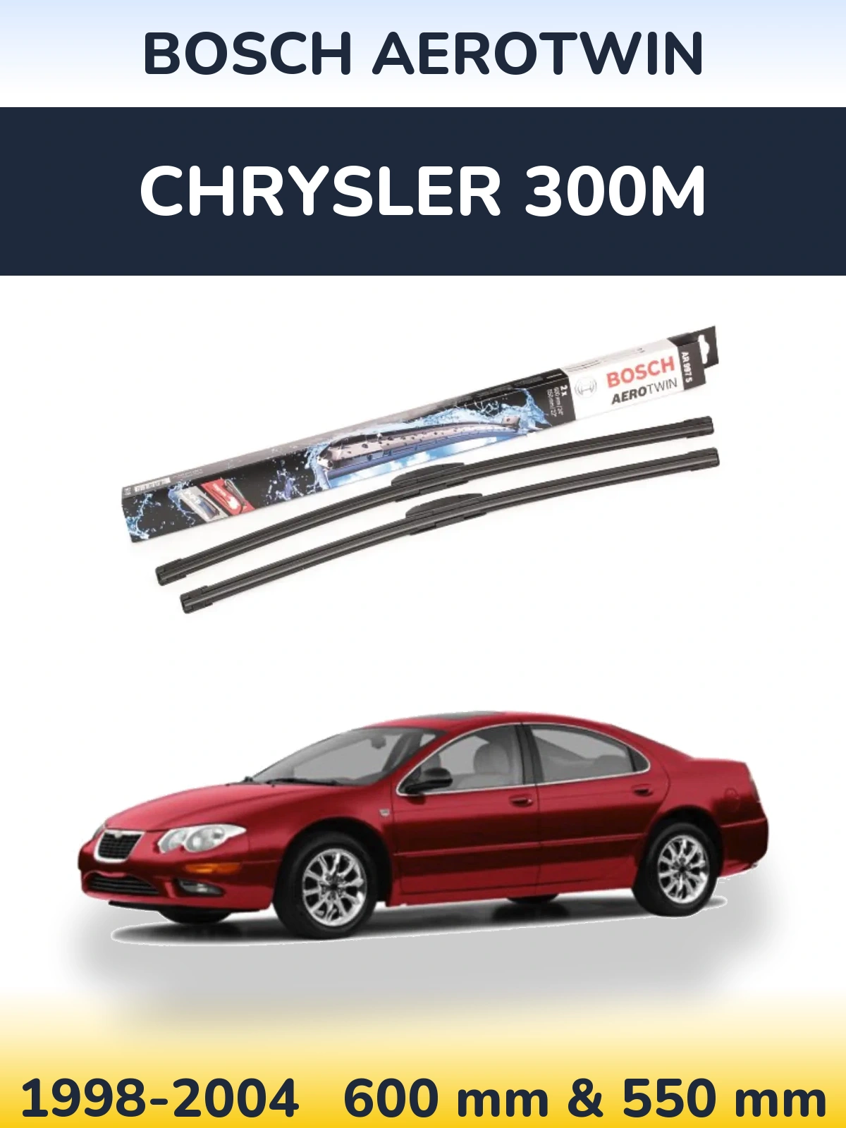 Ștergătoare BOSCH AeroTwin pentru Chrysler 300M