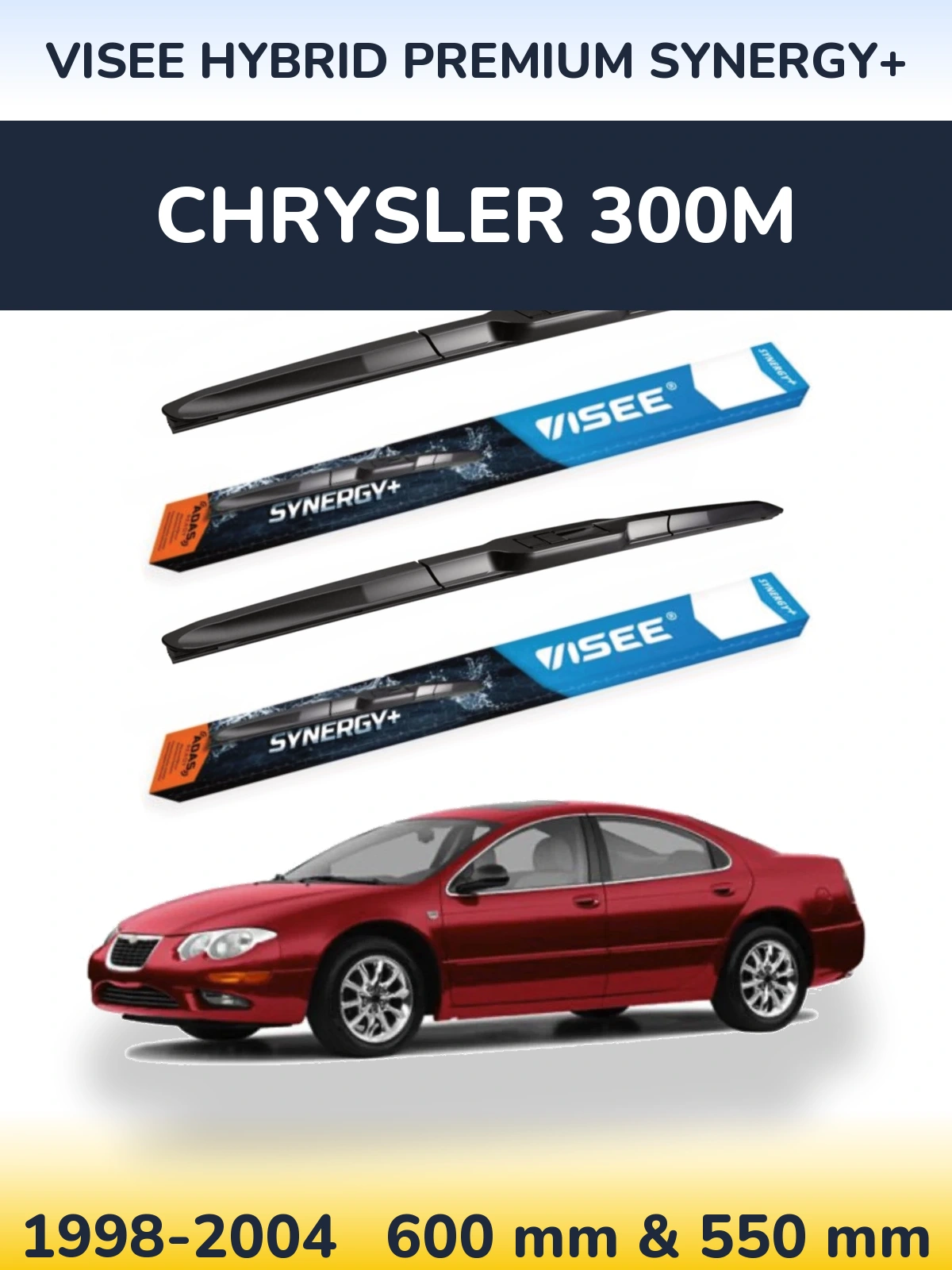 Ștergătoare VISEE HYBRID PREMIUM SYNERGY+ pentru Chrysler 300M