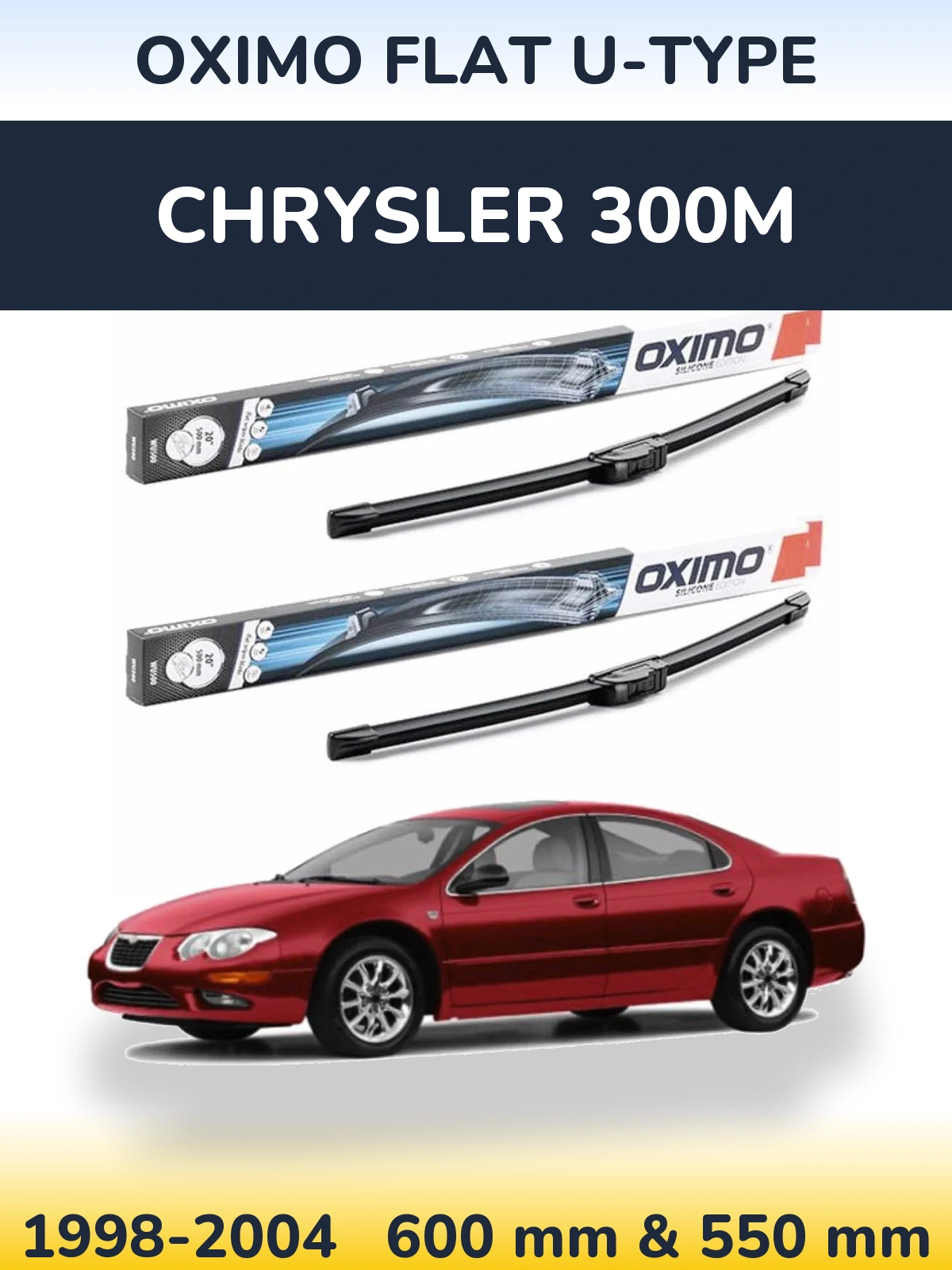 Ștergătoare Oximo Flat U-type pentru Chrysler 300M