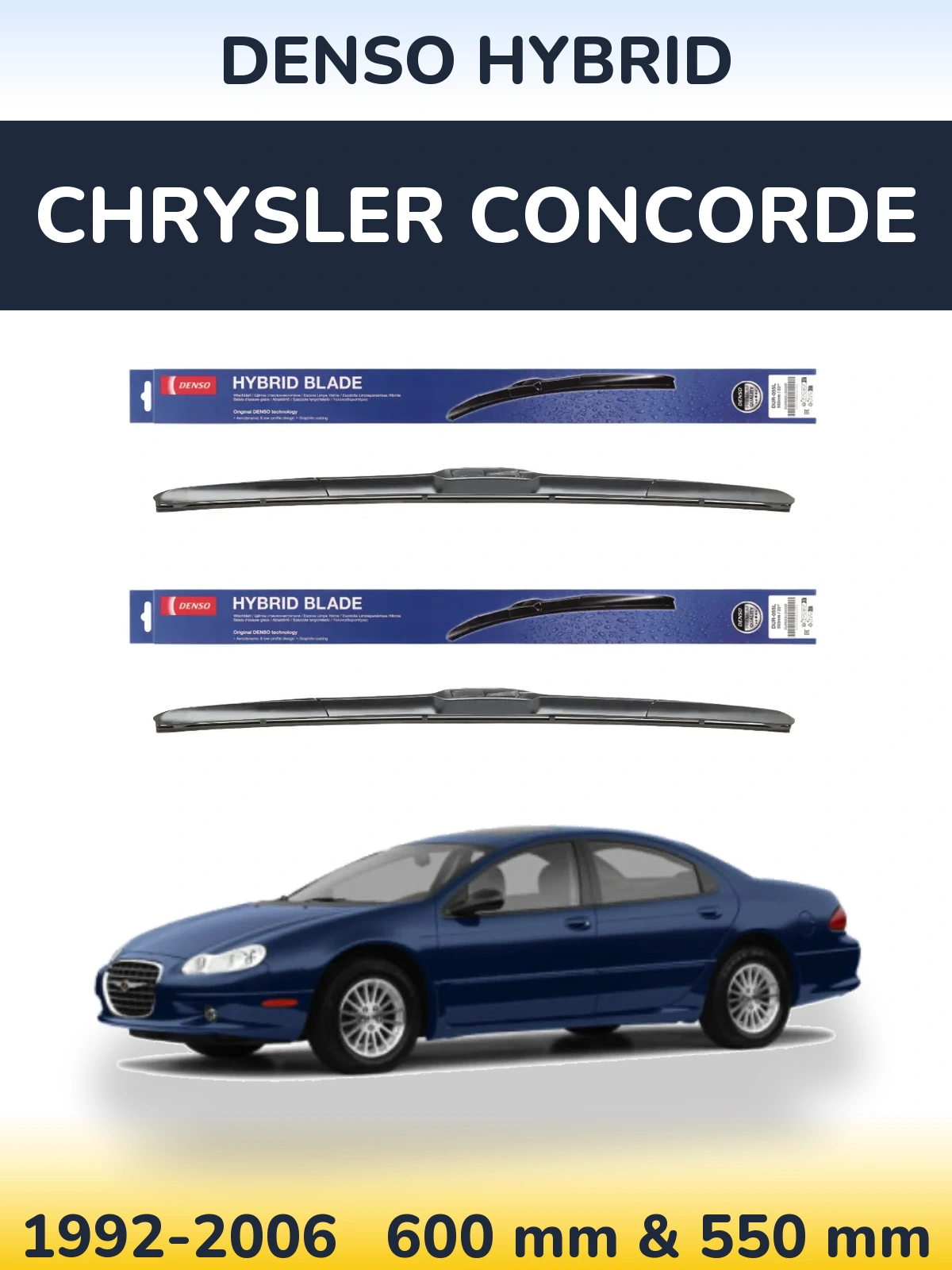 Ștergătoare Denso Hybrid pentru Chrysler Concorde