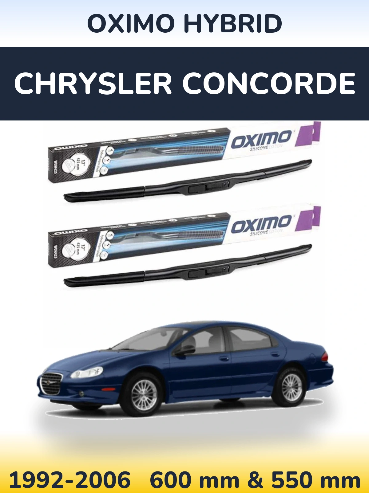 Ștergătoare Oximo Hybrid pentru Chrysler Concorde