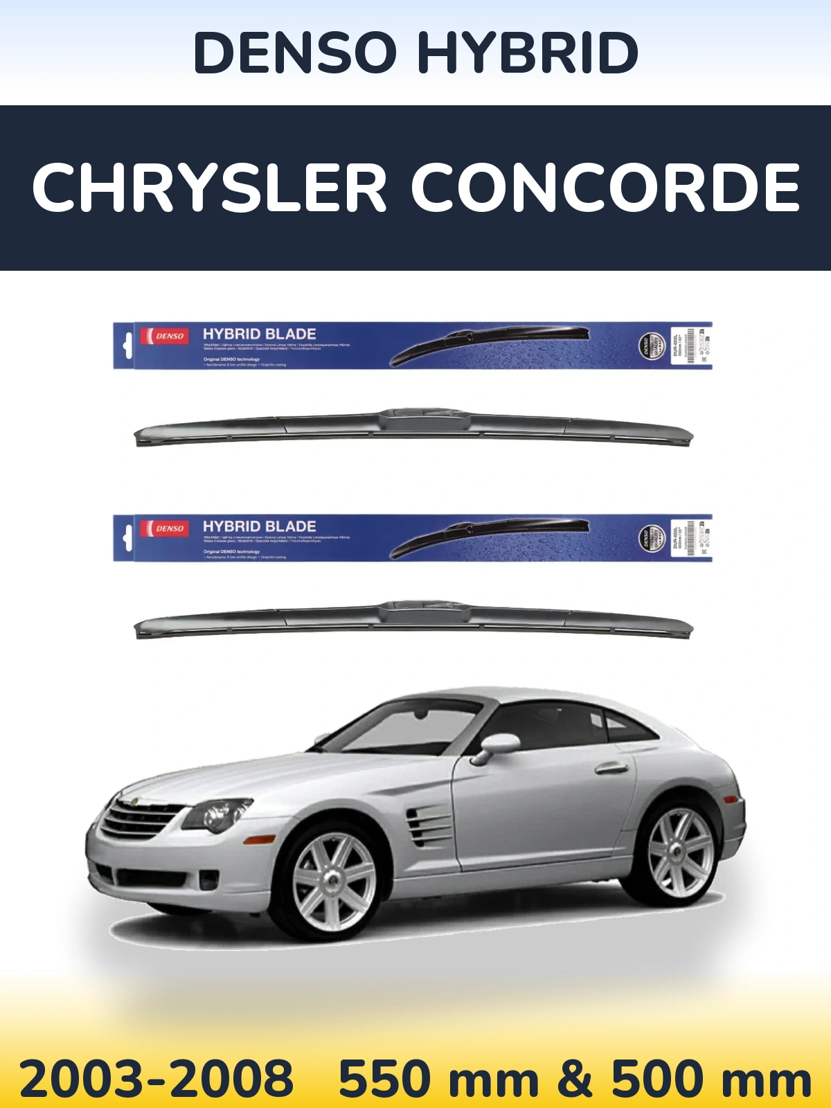 Ștergătoare Denso Hybrid pentru Chrysler Concorde