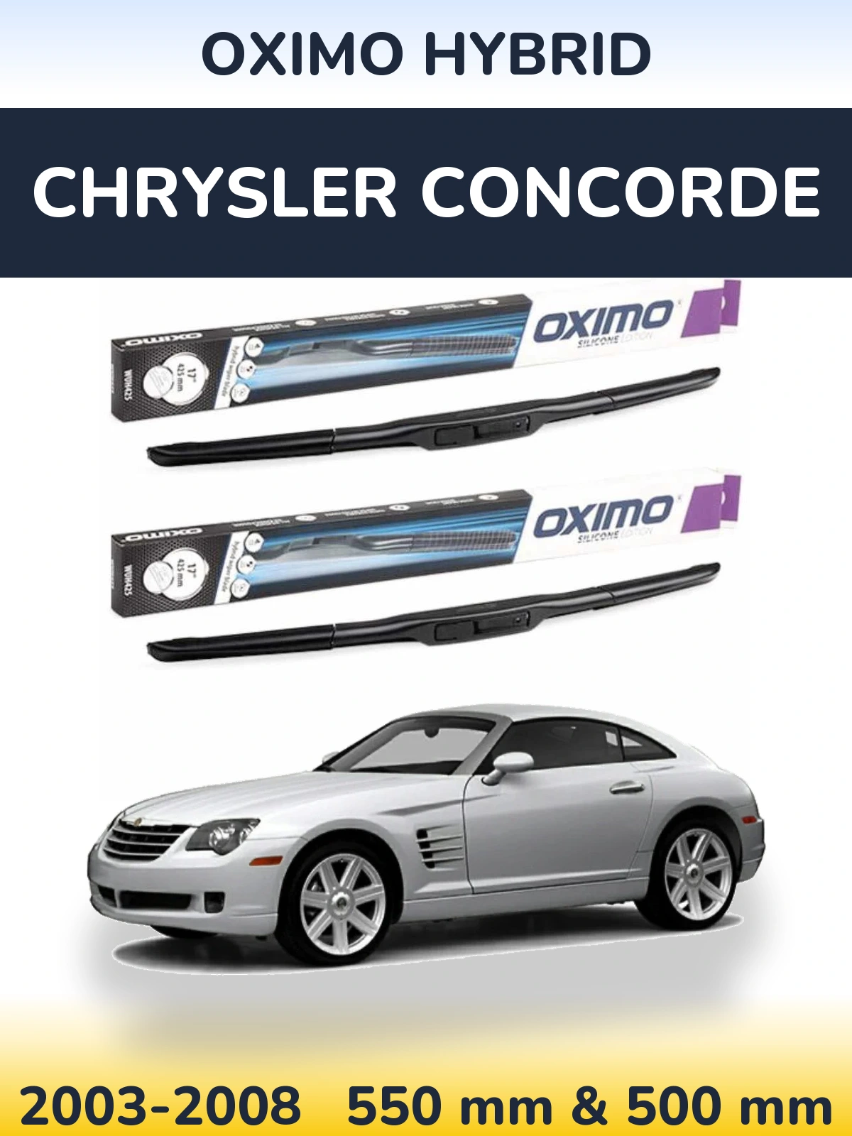 Ștergătoare Oximo Hybrid pentru Chrysler Concorde