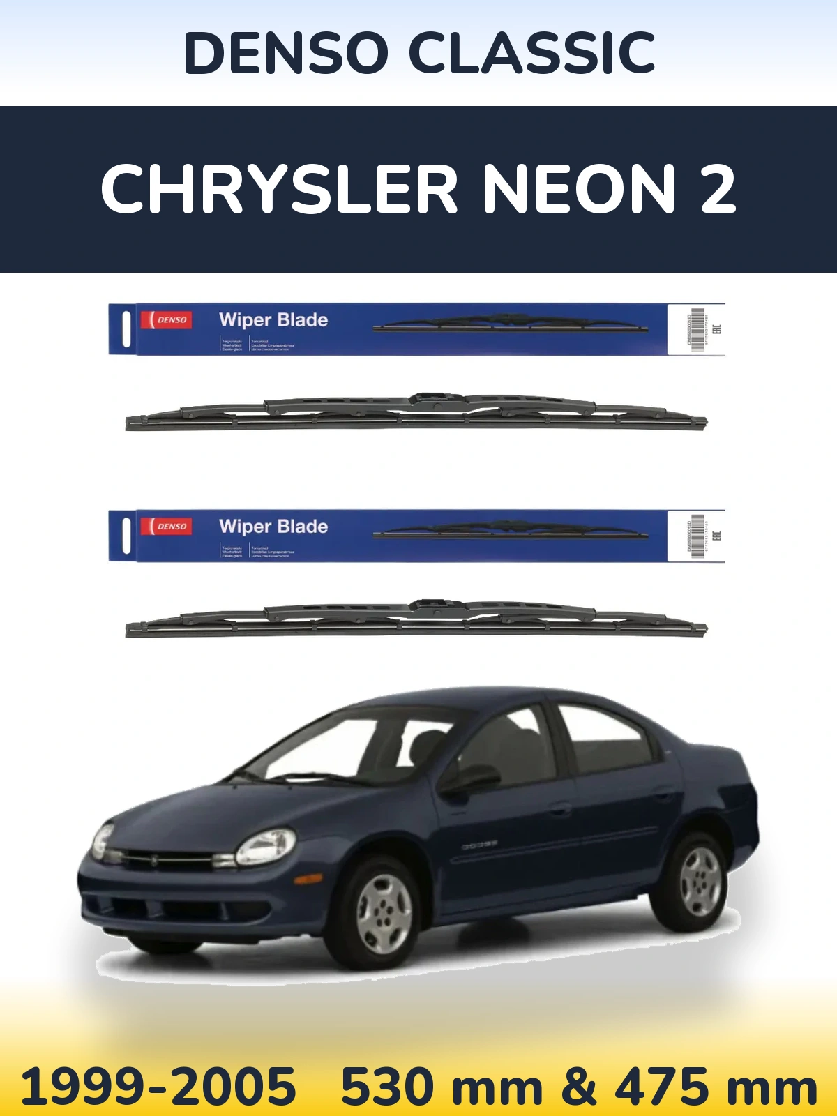 Ștergătoare Denso Classic pentru Chrysler Neon 2
