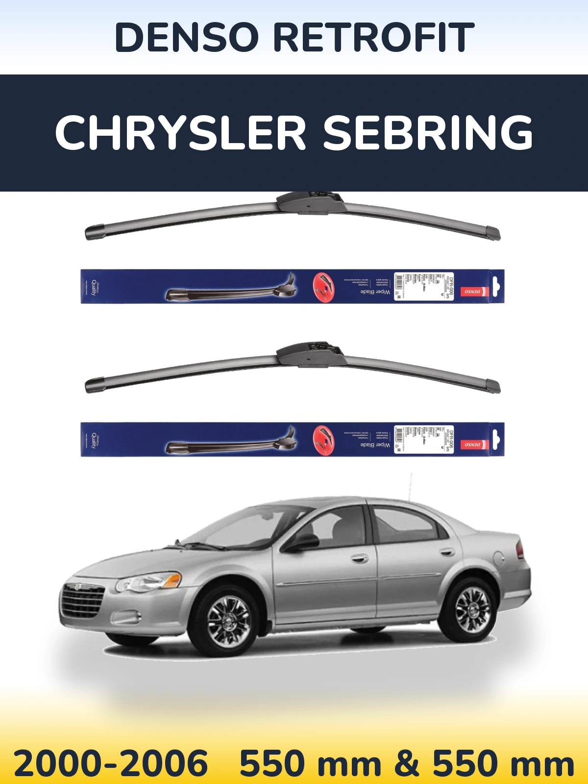 Ștergătoare Denso Retrofit pentru Chrysler Sebring