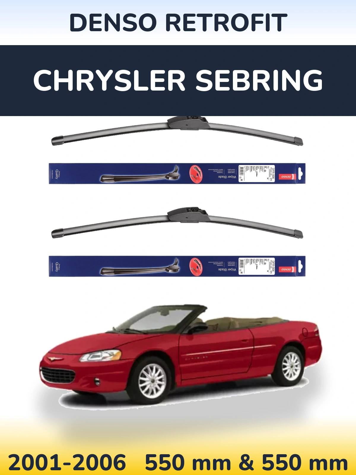 Ștergătoare Denso Retrofit pentru Chrysler Sebring