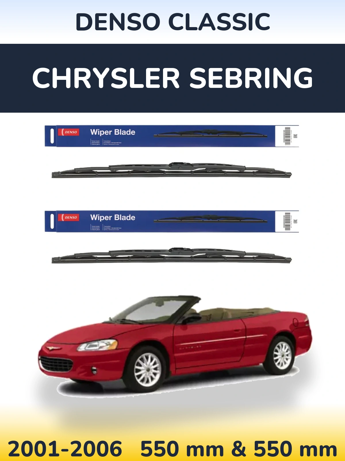 Ștergătoare Denso Classic pentru Chrysler Sebring