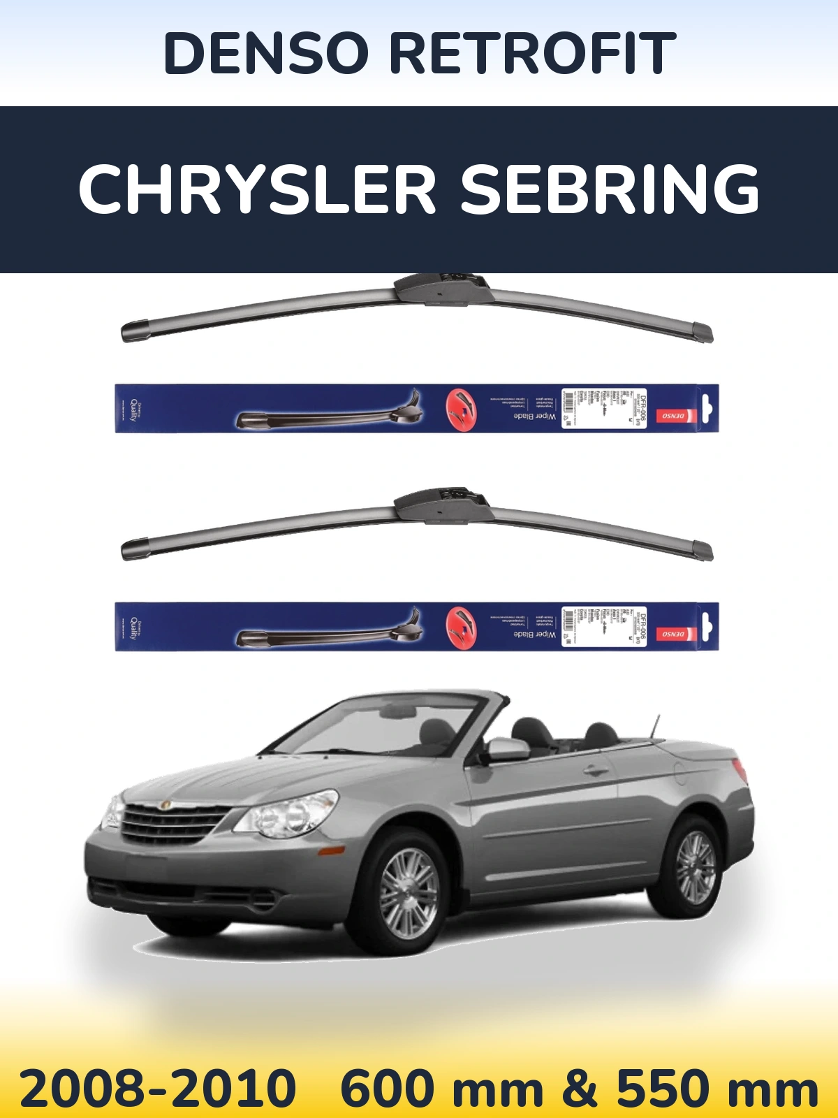 Ștergătoare Denso Retrofit pentru Chrysler Sebring