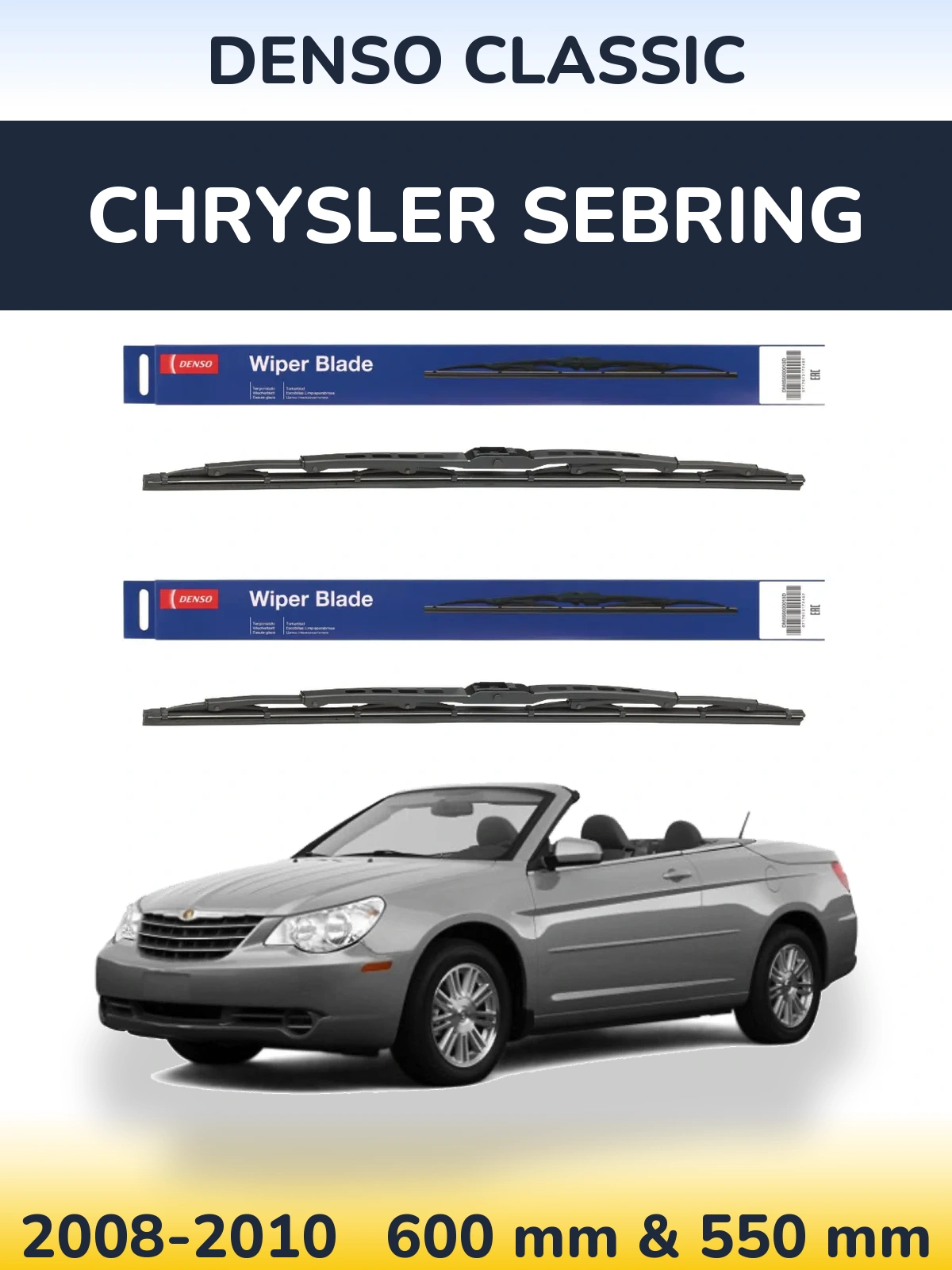 Ștergătoare Denso Classic pentru Chrysler Sebring