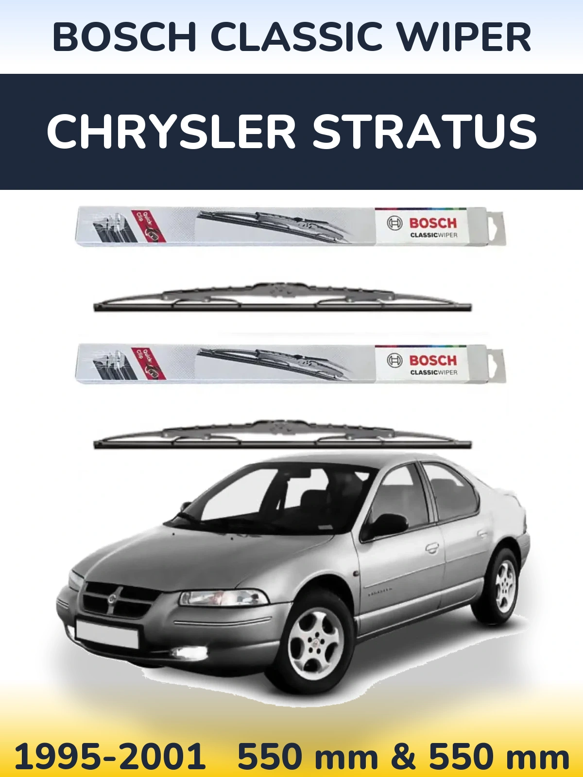 Ștergătoare BOSCH Classic Wiper pentru Chrysler Stratus