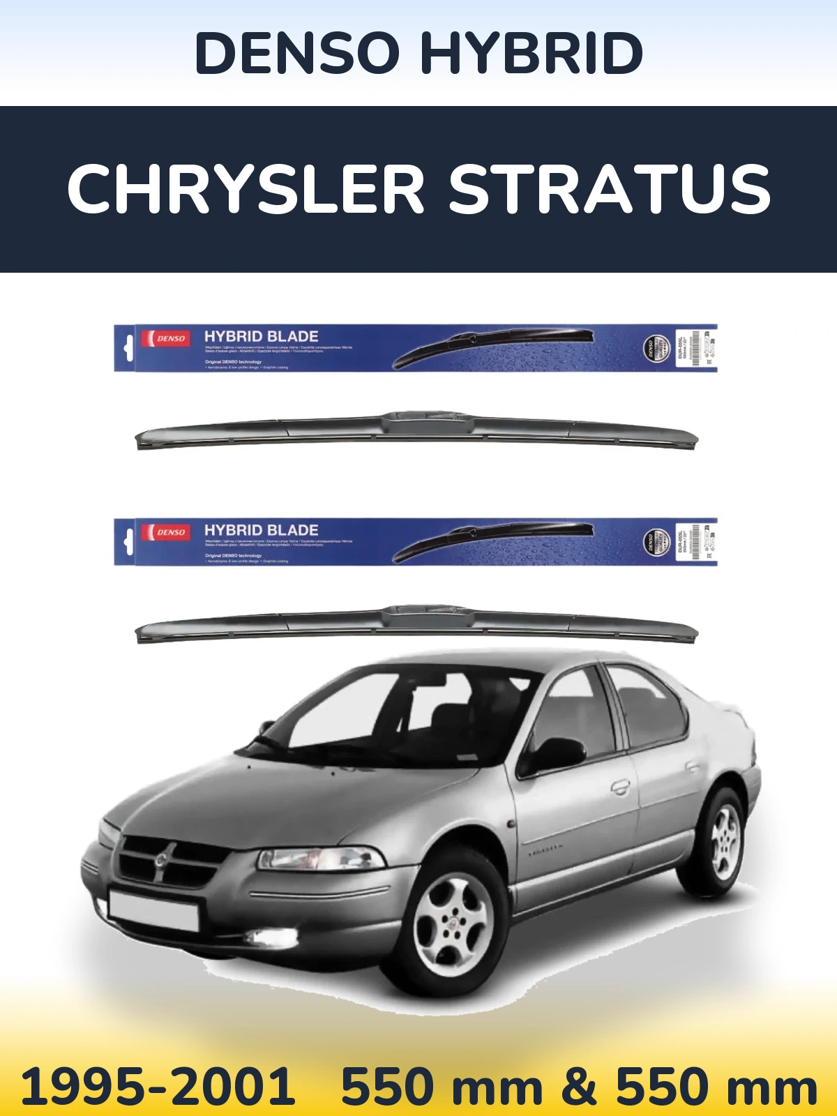 Ștergătoare Denso Hybrid pentru Chrysler Stratus