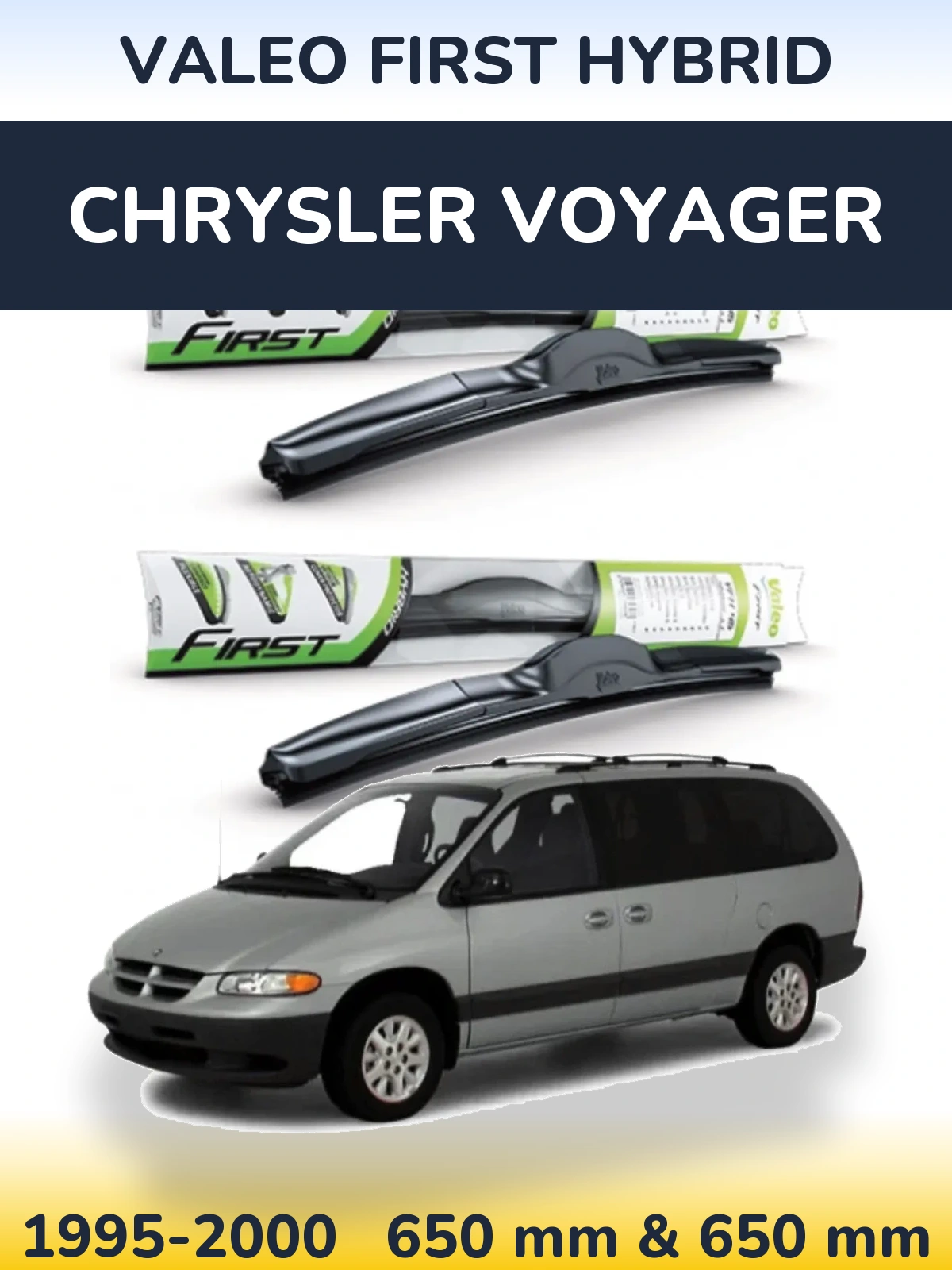 Ștergătoare Valeo First Hybrid pentru Chrysler Voyager
