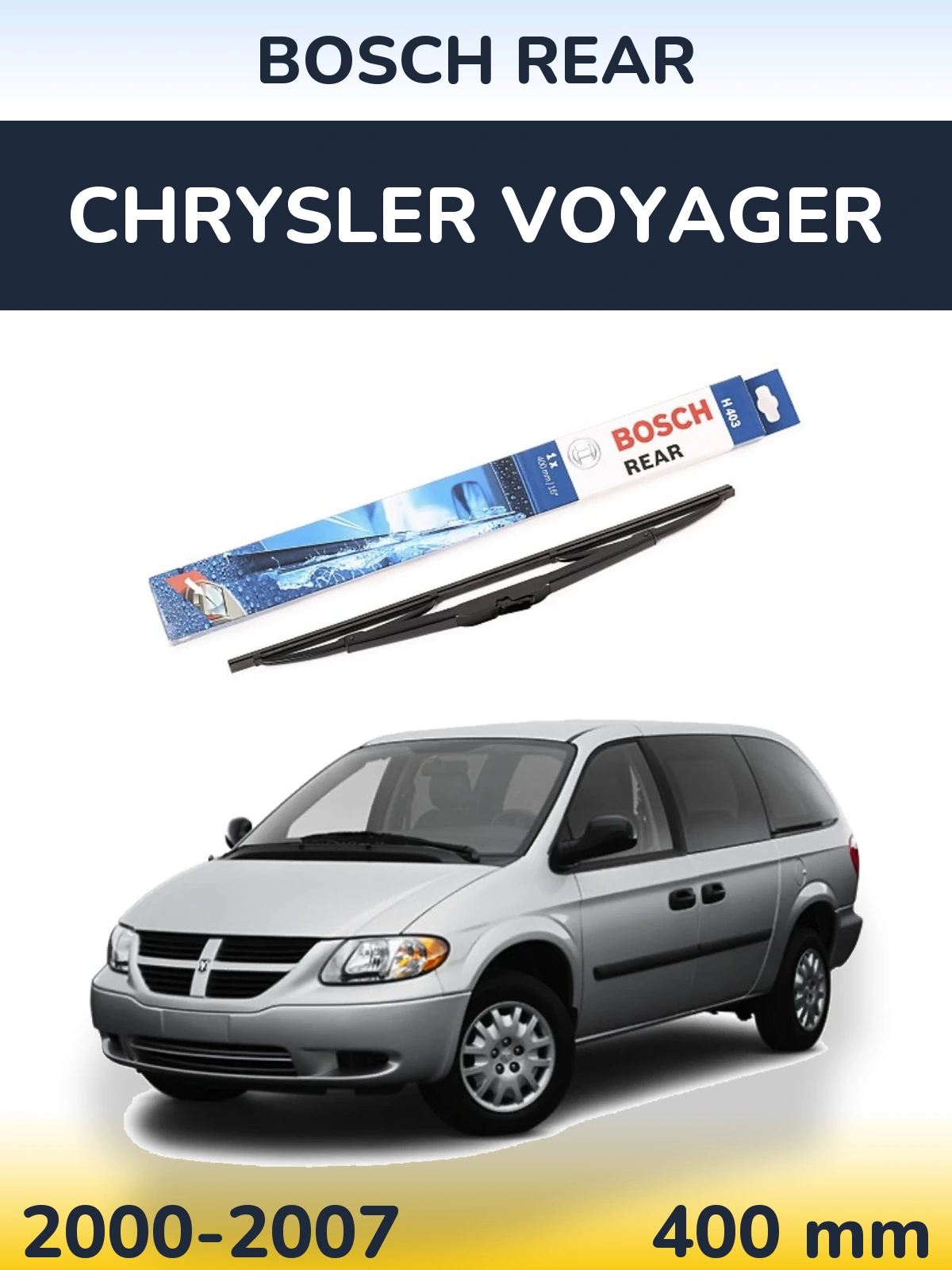 Ștergătoare BOSCH Rear pentru Chrysler Voyager