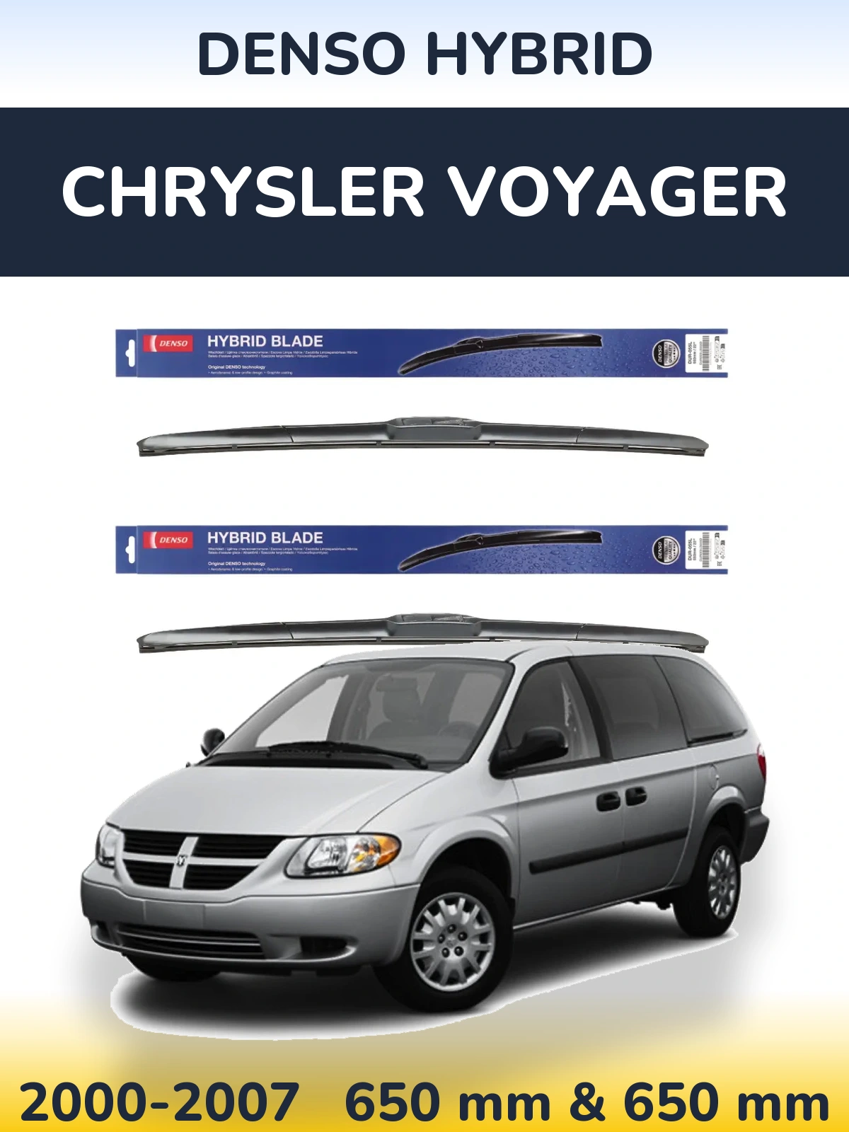 Ștergătoare Denso Hybrid pentru Chrysler Voyager