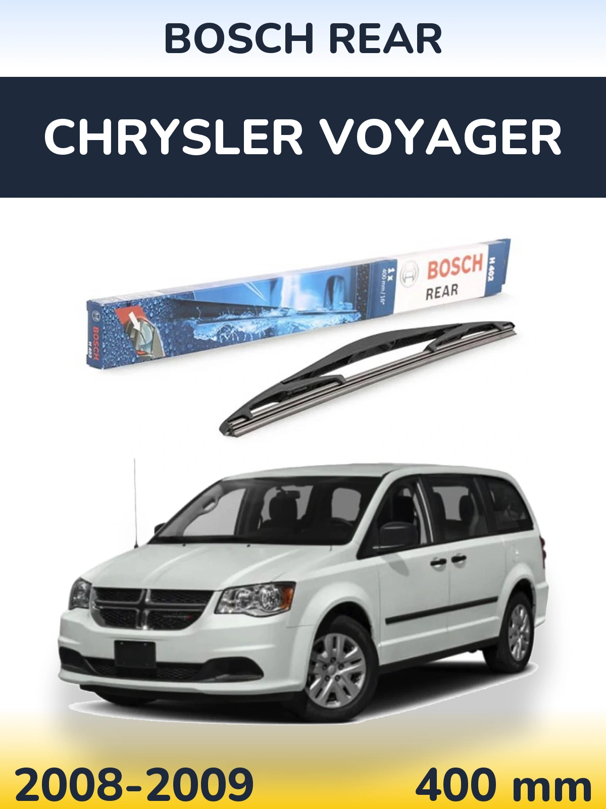 Ștergătoare BOSCH Rear pentru Chrysler Voyager