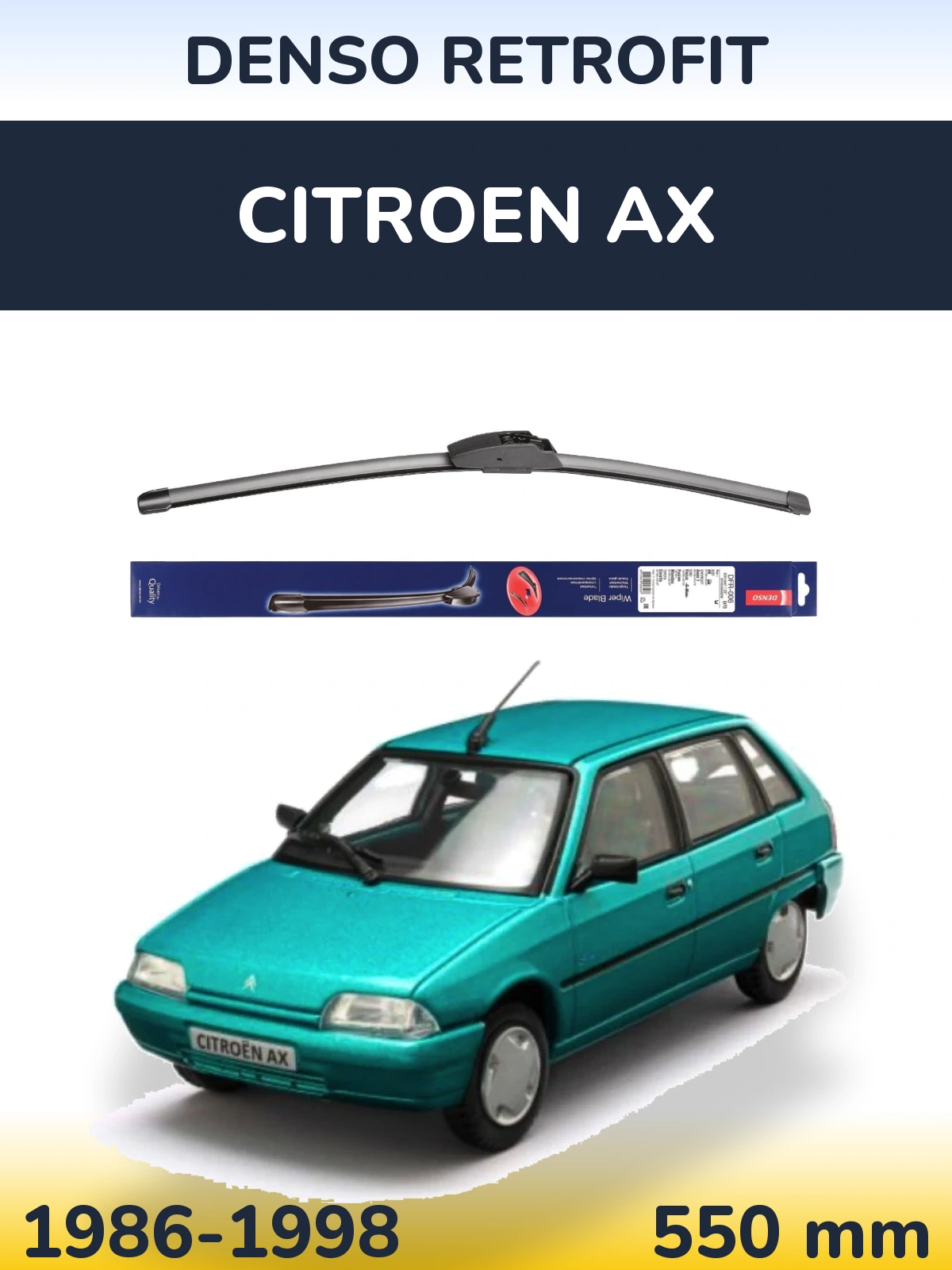 Ștergătoare Denso Retrofit pentru Citroen AX
