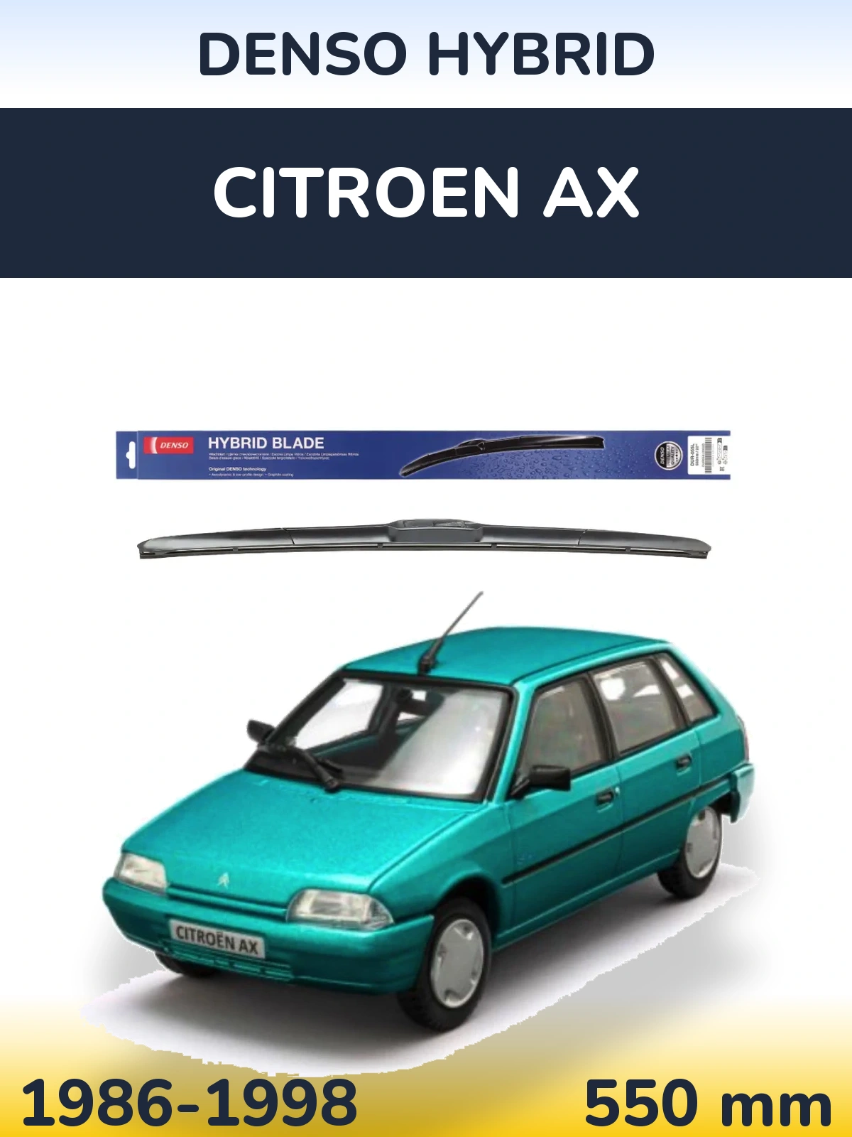 Ștergătoare Denso Hybrid pentru Citroen AX