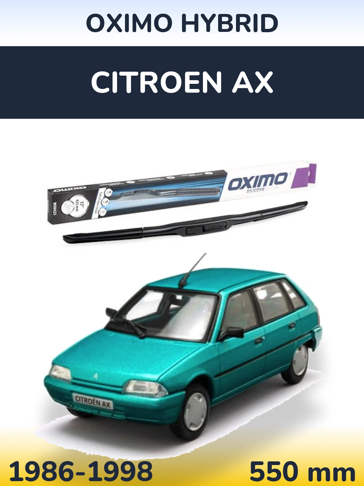 Ștergătoare Oximo Hybrid pentru Citroen AX