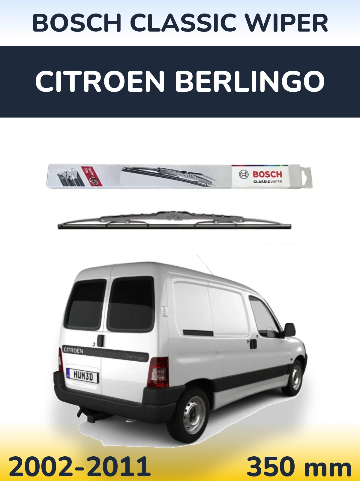 Ștergătoare BOSCH Classic Wiper pentru Citroen Berlingo