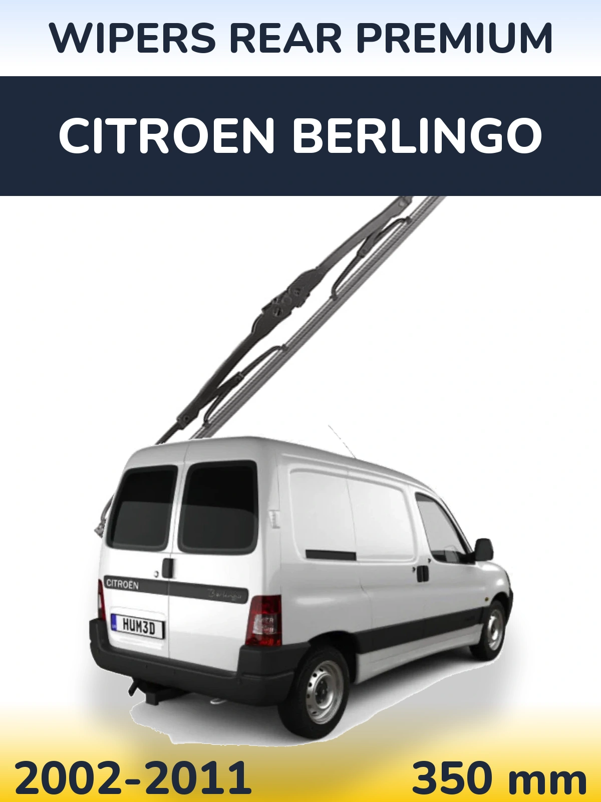 Ștergătoare WIPERS REAR PREMIUM pentru Citroen Berlingo