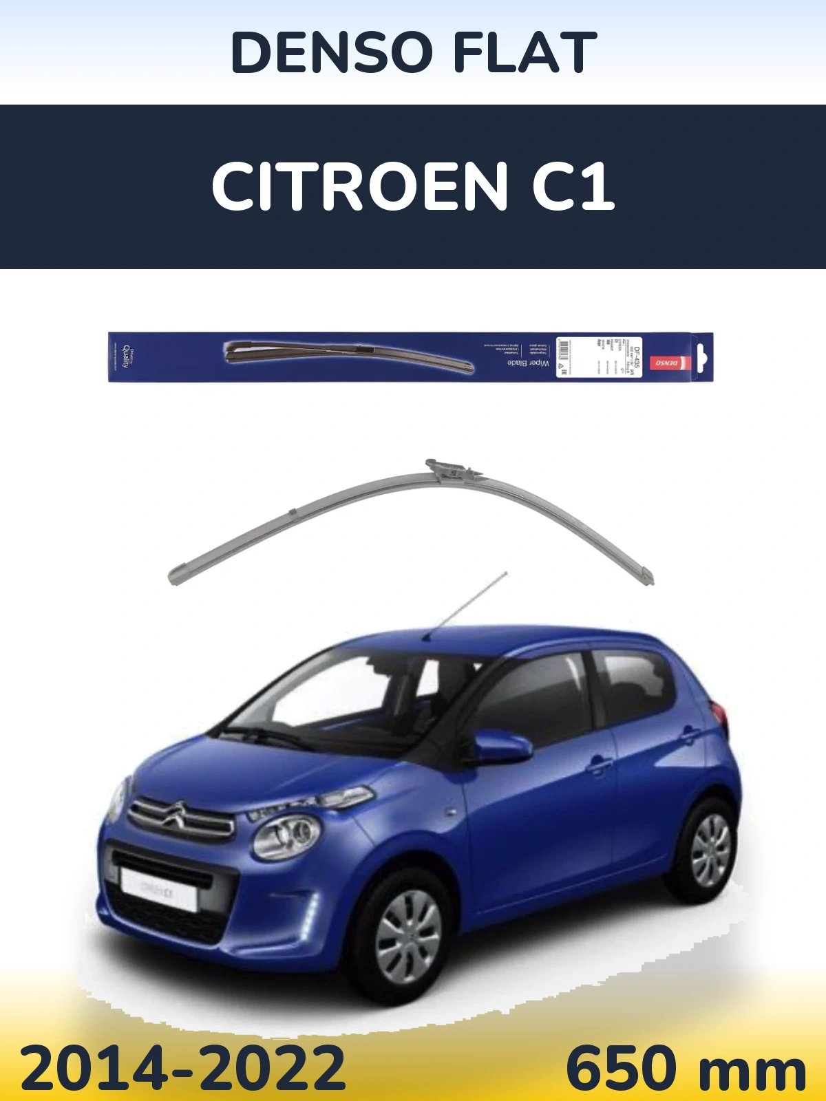 Ștergătoare Denso Flat pentru Citroen C1