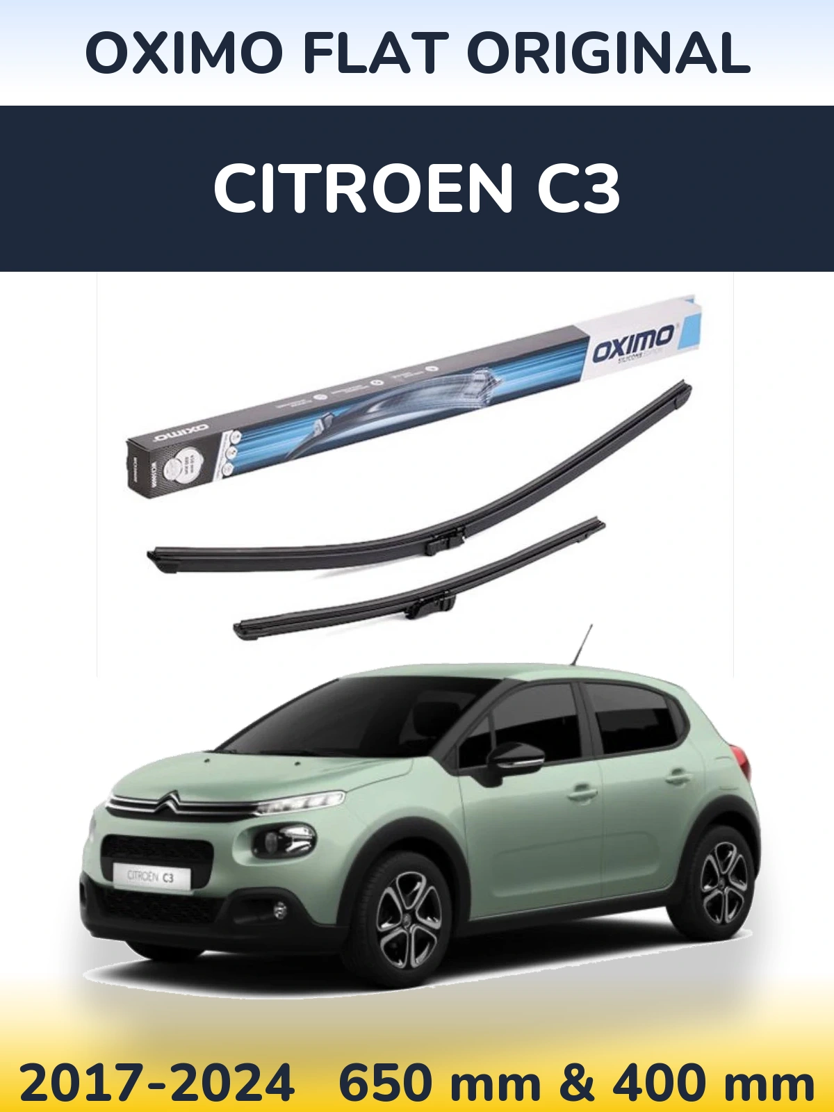 Ștergătoare Oximo Flat Original pentru Citroen C3