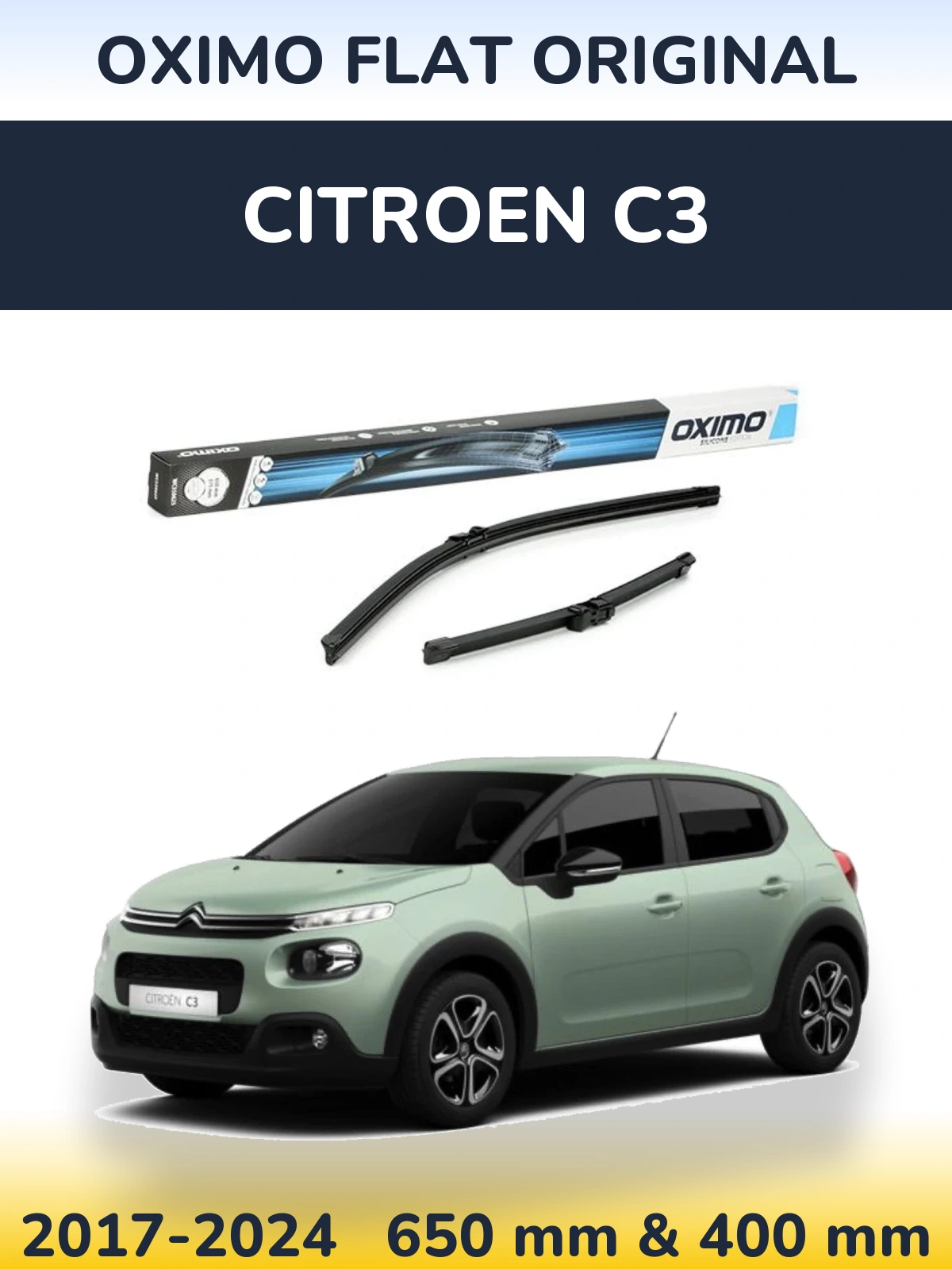 Ștergătoare Oximo Flat Original pentru Citroen C3