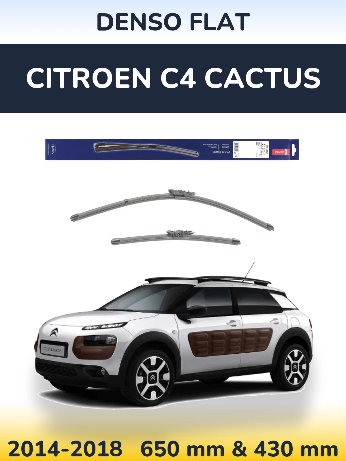 Ștergătoare Denso Flat pentru Citroen C4 Cactus