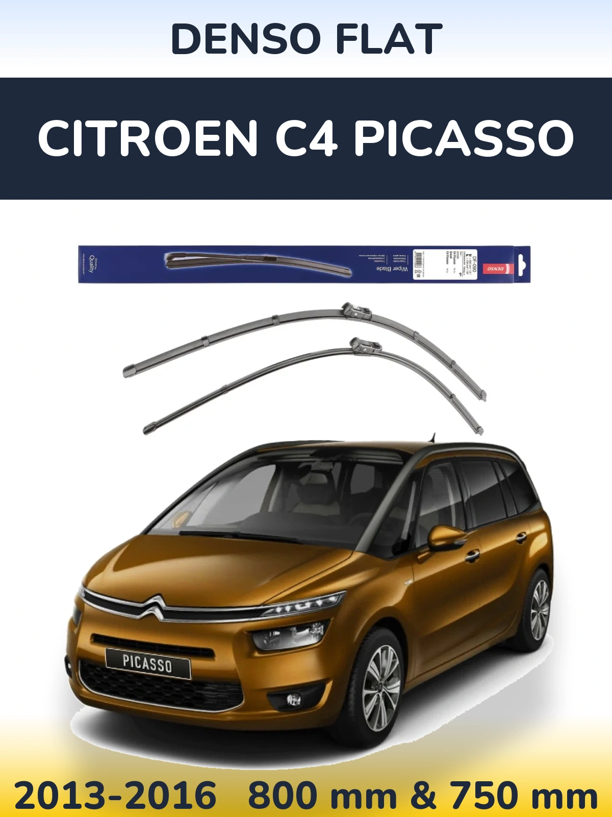 Ștergătoare Denso Flat pentru Citroen C4 Picasso