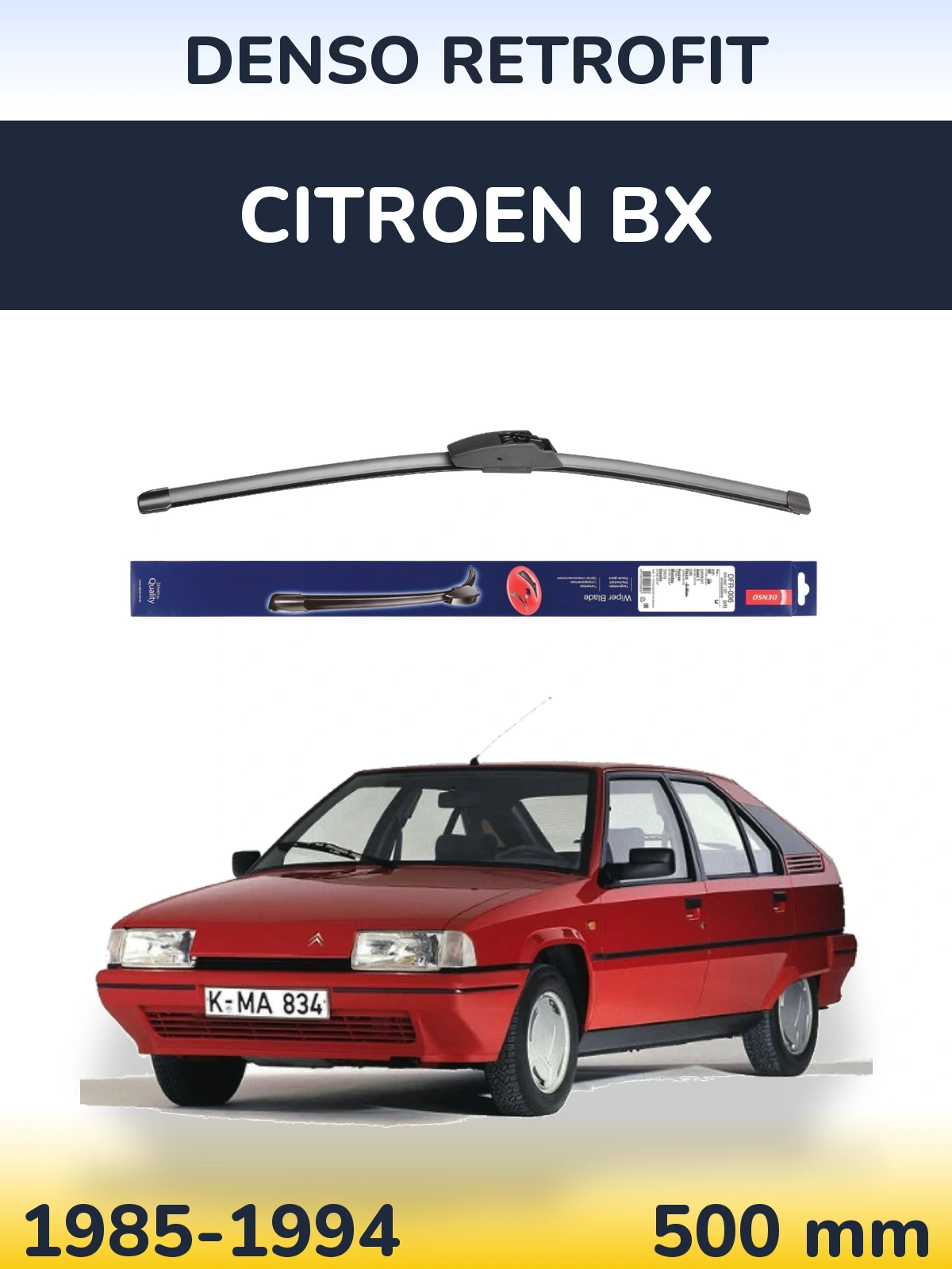 Ștergătoare Denso Retrofit pentru Citroen BX