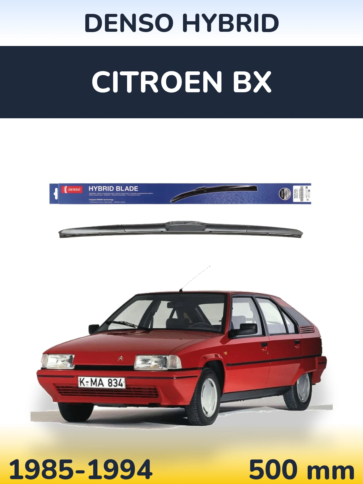 Ștergătoare Denso Hybrid pentru Citroen BX