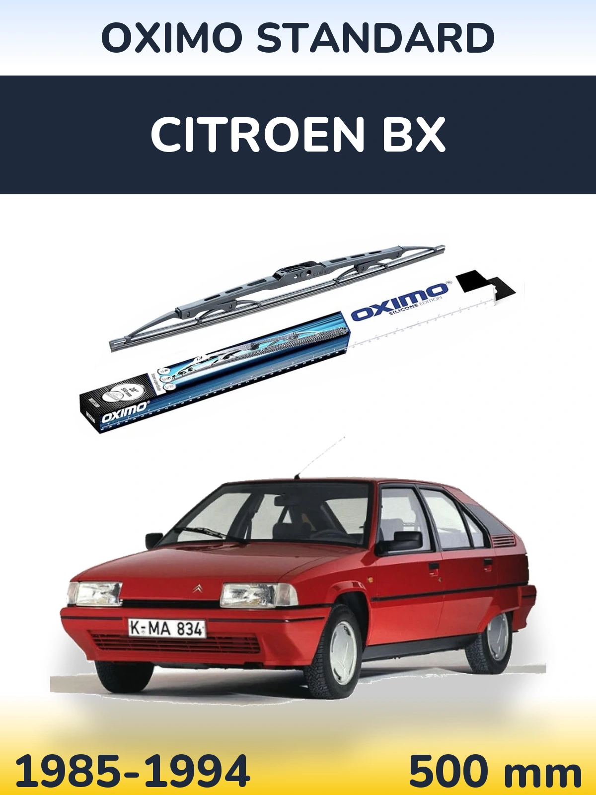 Ștergătoare Oximo Standard pentru Citroen BX
