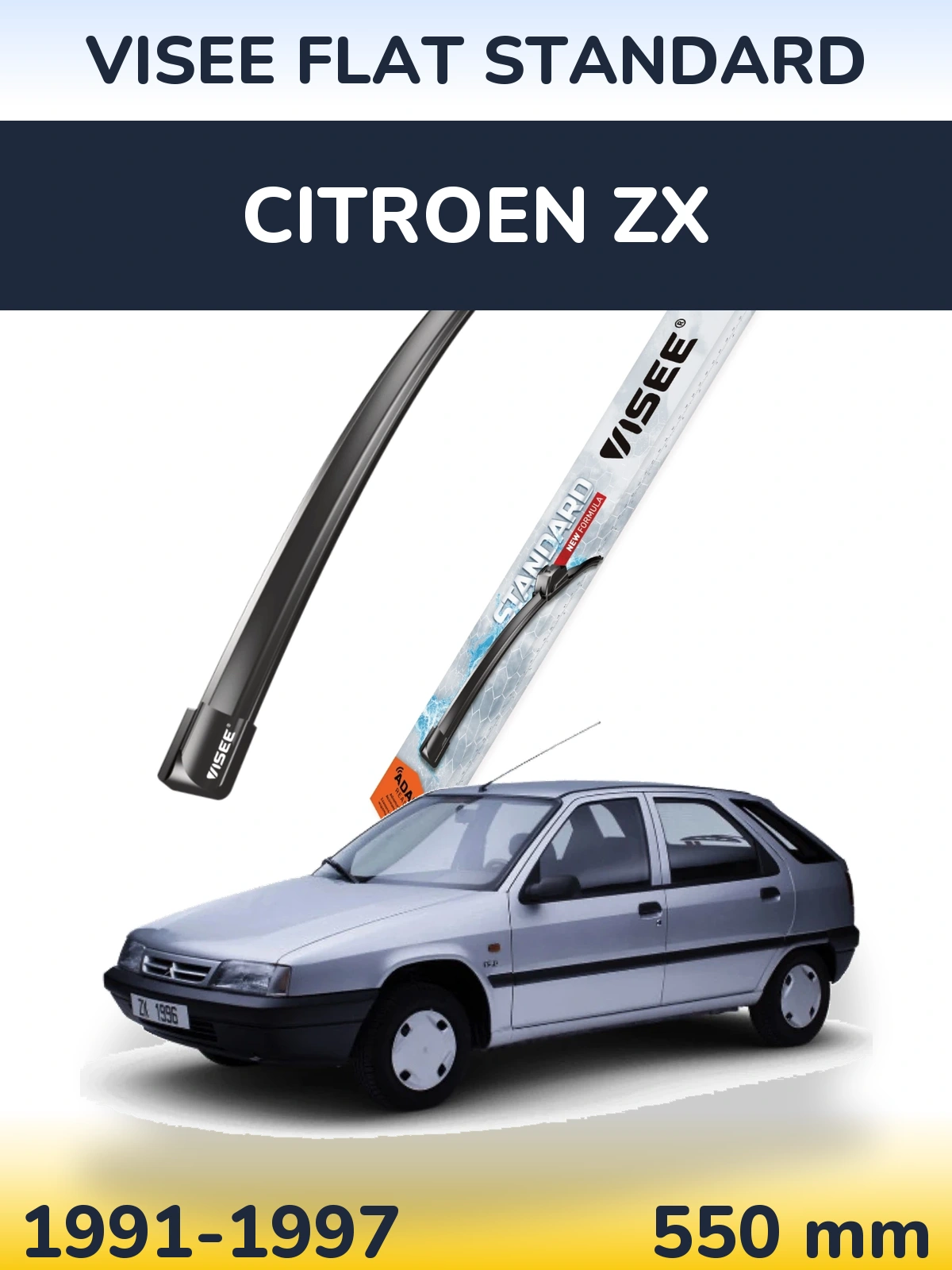 Ștergătoare VISEE FLAT STANDARD pentru Citroen ZX