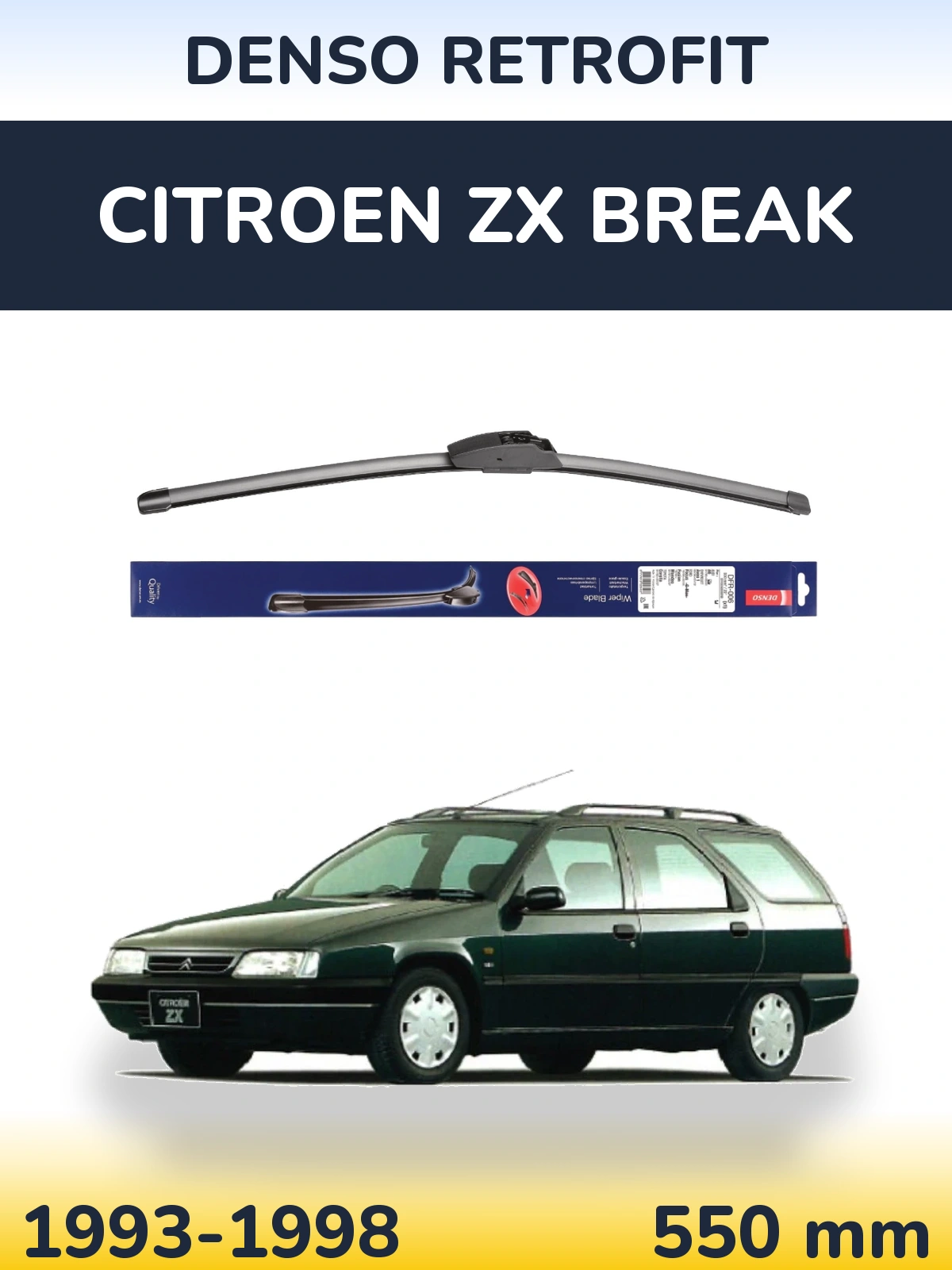 Ștergătoare Denso Retrofit pentru Citroen ZX Break