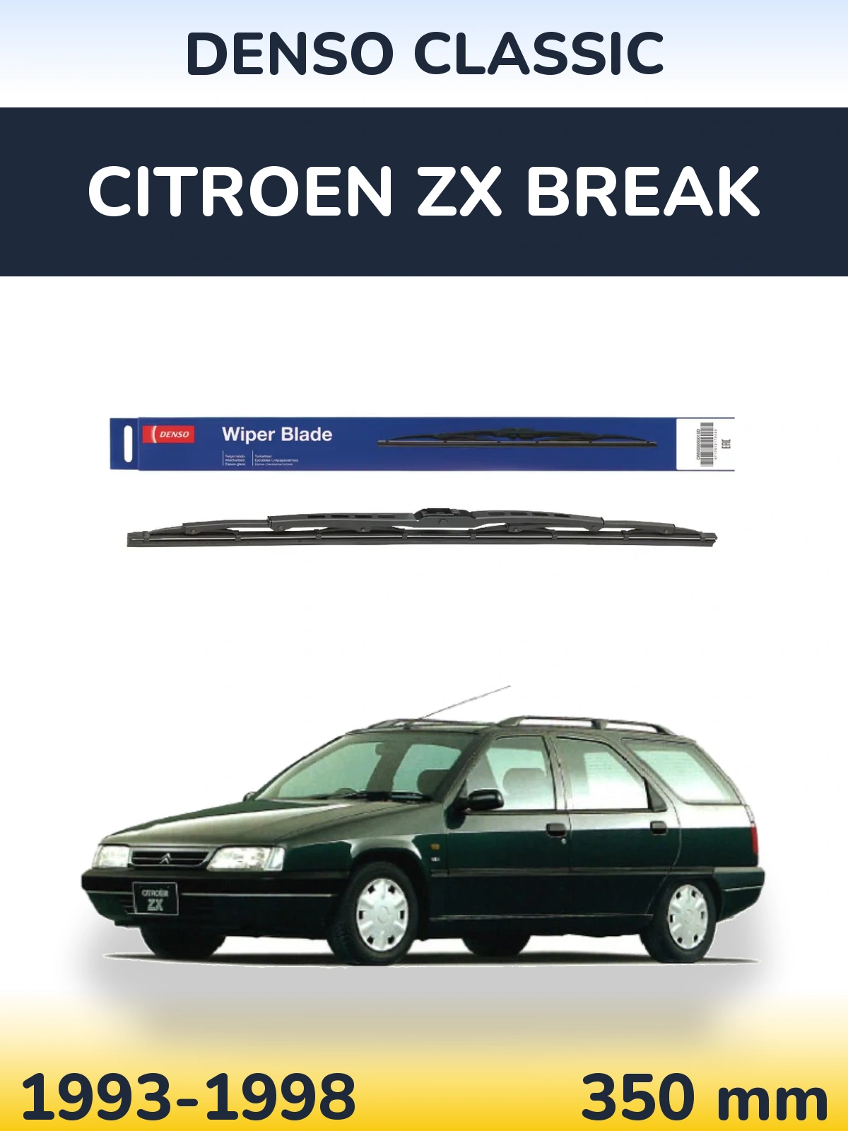 Ștergătoare Denso Classic pentru Citroen ZX Break