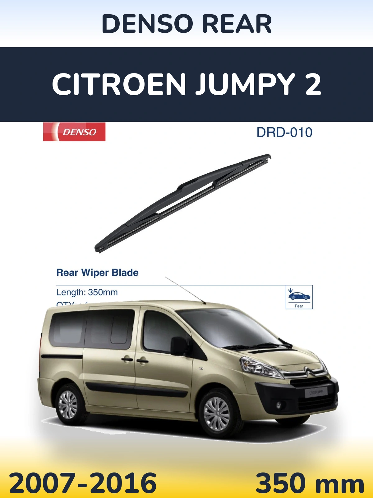 Ștergătoare Denso Rear pentru Citroen Jumpy 2