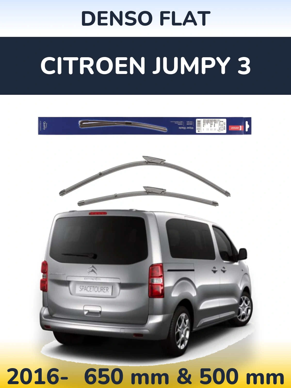 Ștergătoare Denso Flat pentru Citroen Jumpy 3