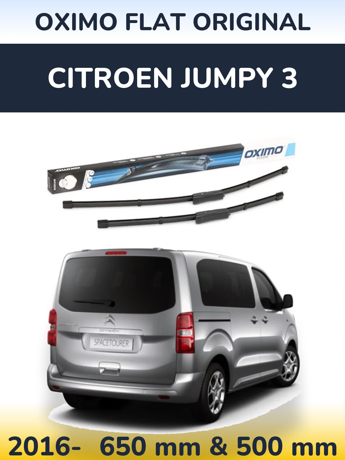 Ștergătoare Oximo Flat Original pentru Citroen Jumpy 3