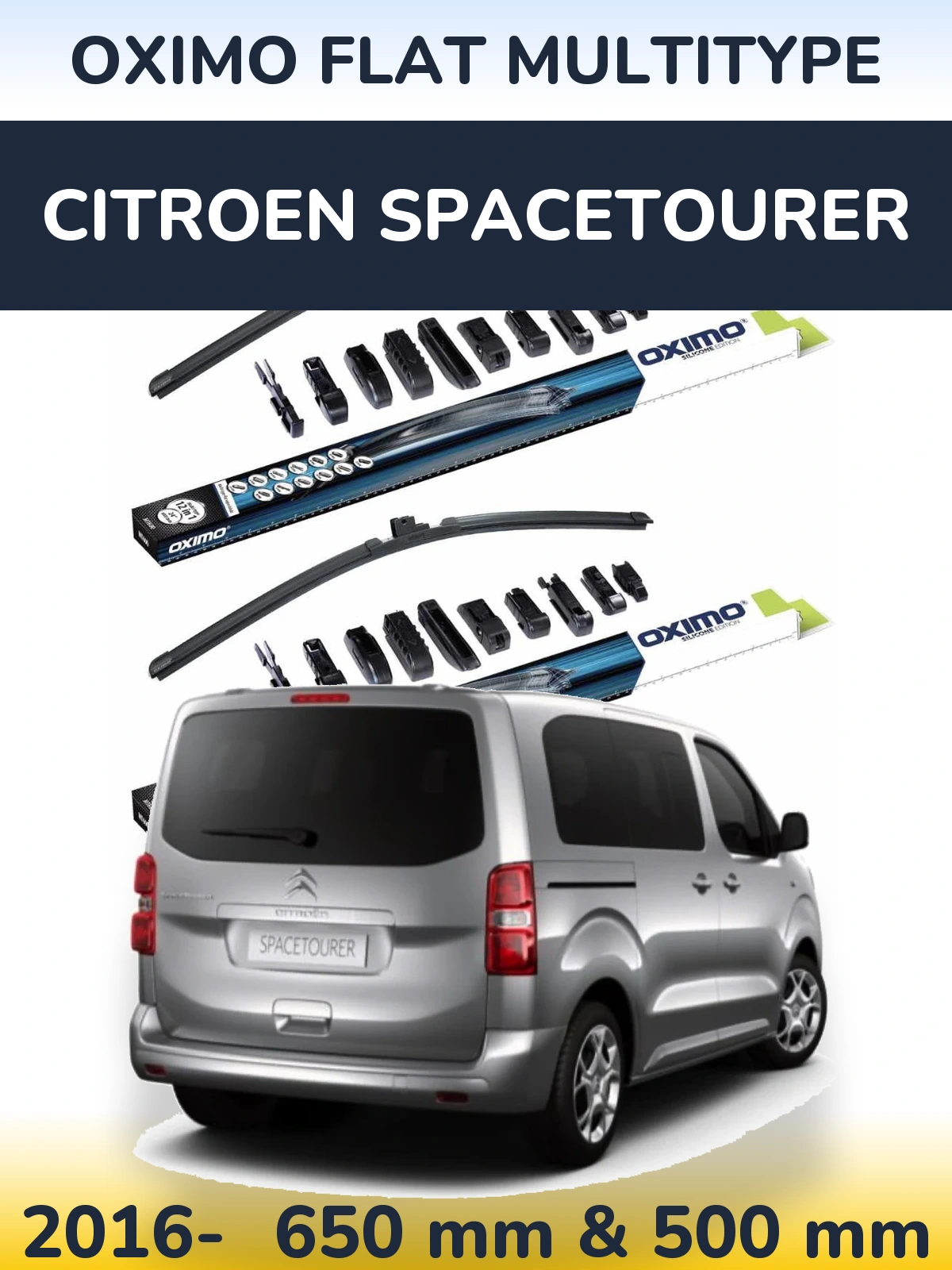 Ștergătoare Oximo Flat MultiTipe pentru Citroen SpaceTourer
