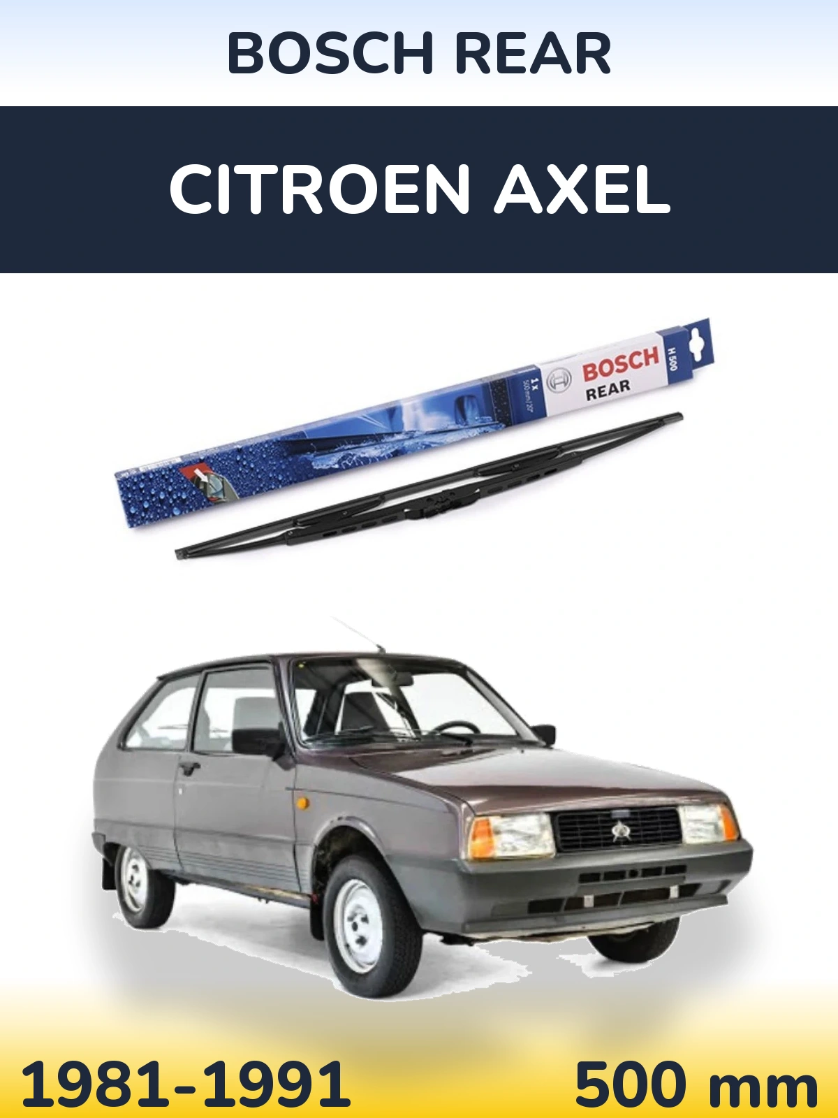 Ștergătoare BOSCH Rear pentru Citroen Axel