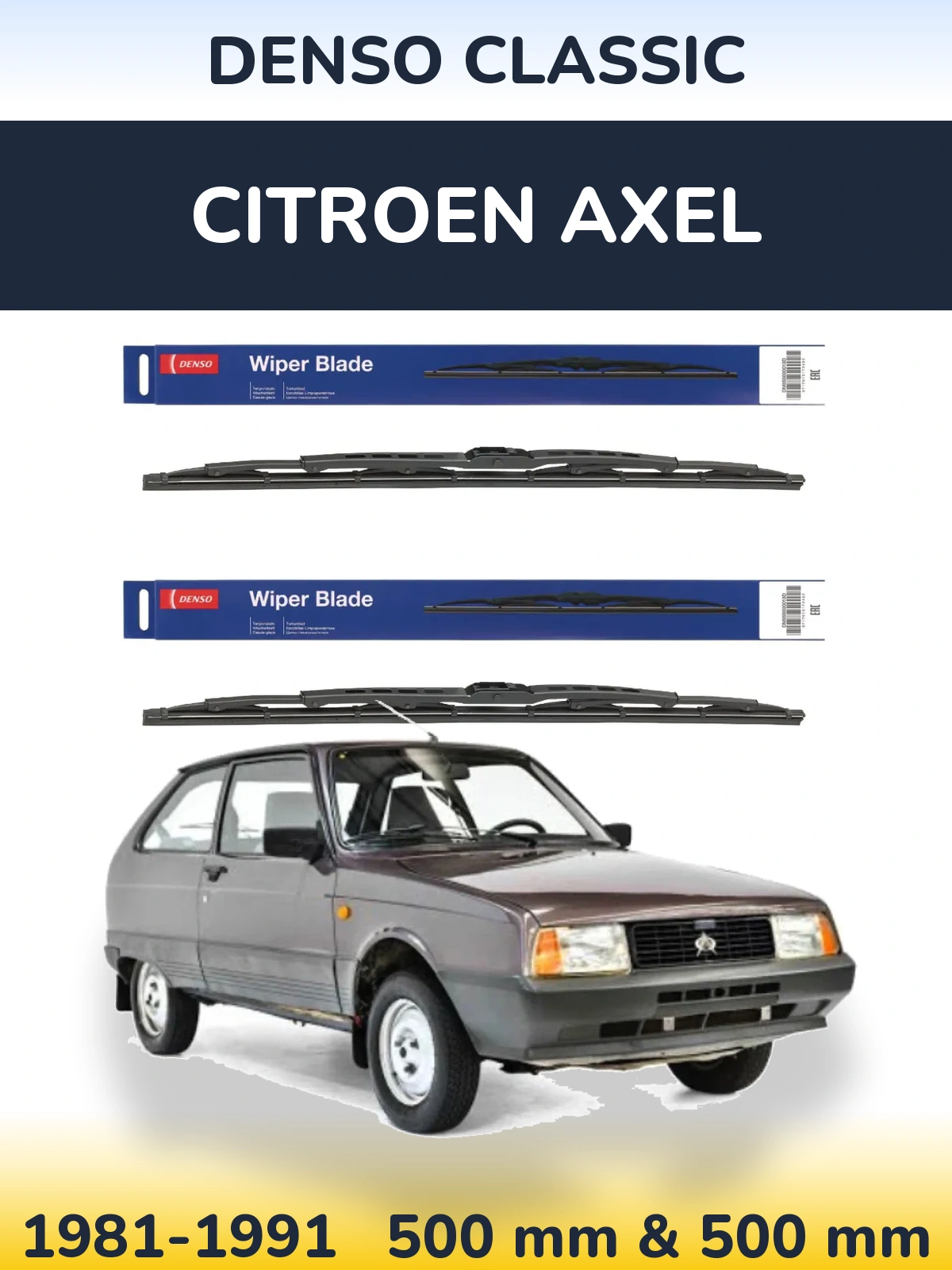 Ștergătoare Denso Classic pentru Citroen Axel