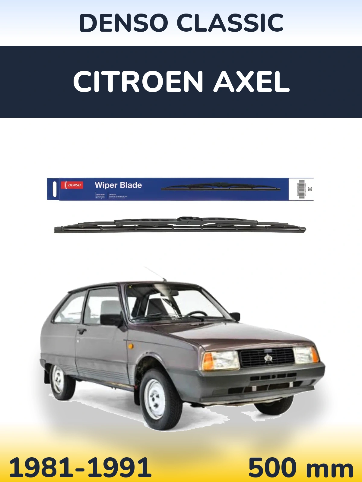 Ștergătoare Denso Classic pentru Citroen Axel